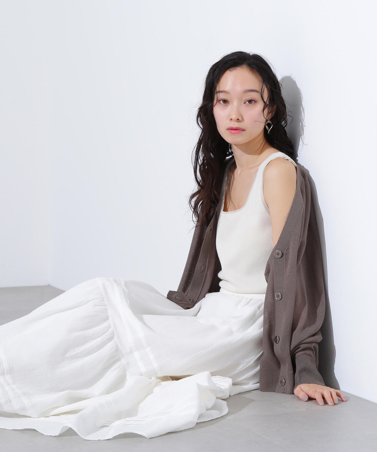 シアートリムタンクトップ