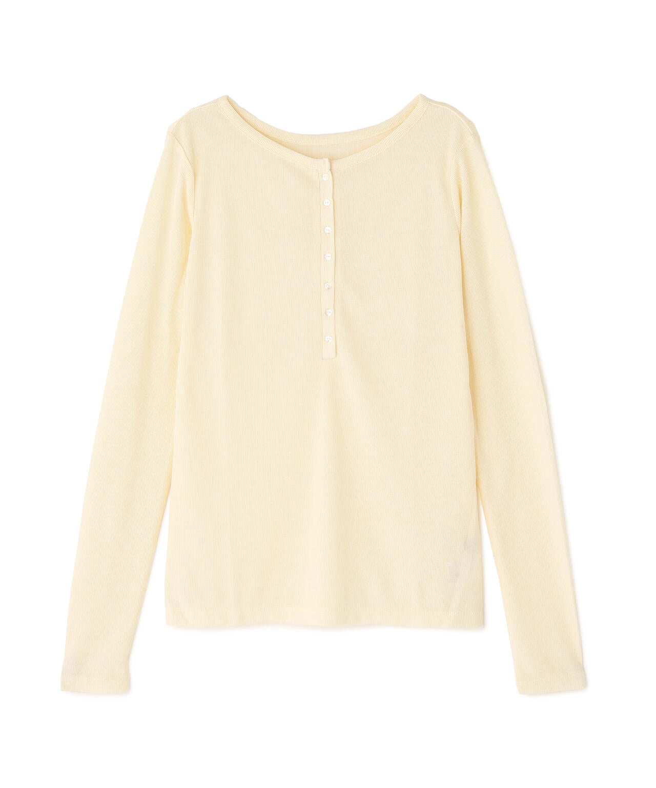 ヘンリーネックシアーカットソー