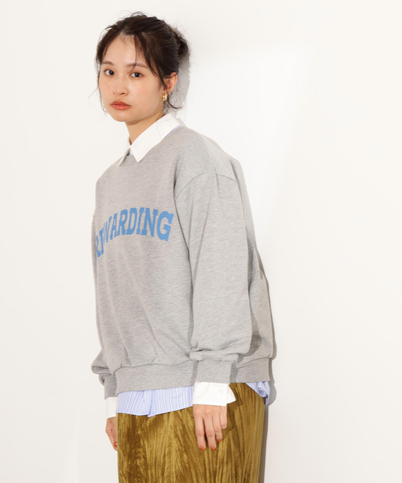 【小室安未さん着用】カレッジロゴスウェット