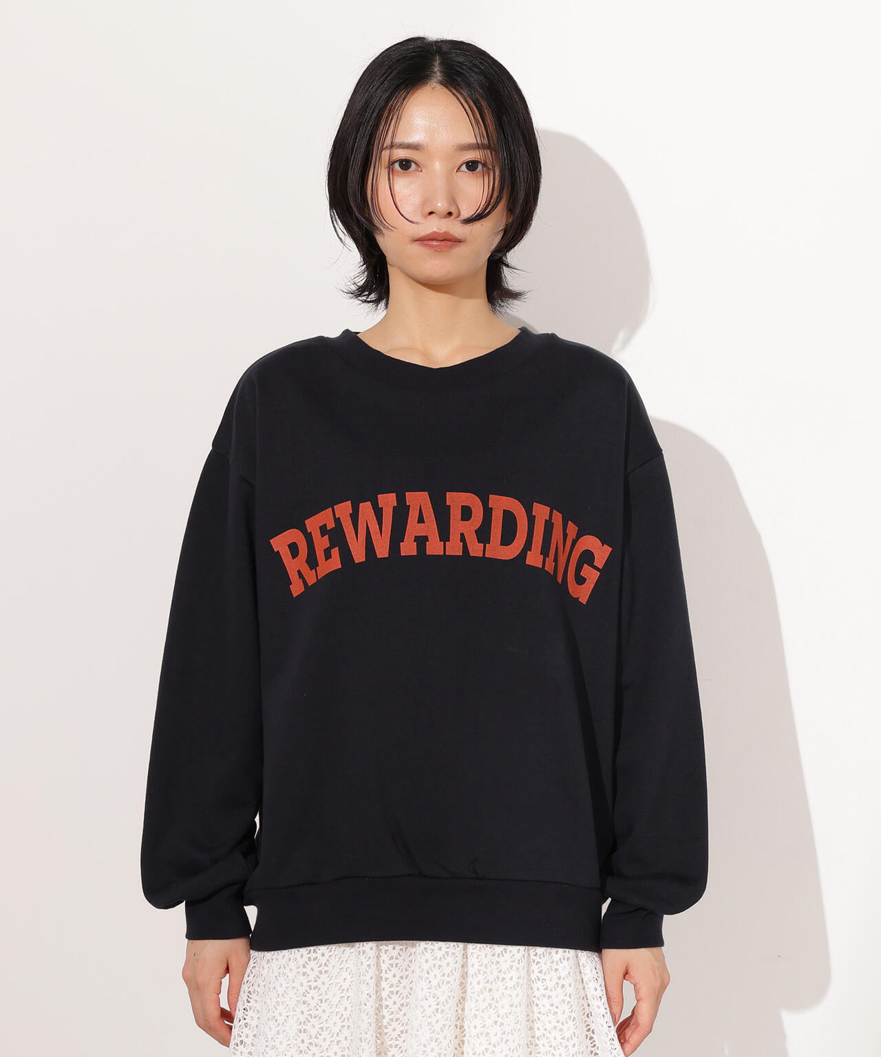 【小室安未さん着用】カレッジロゴスウェット