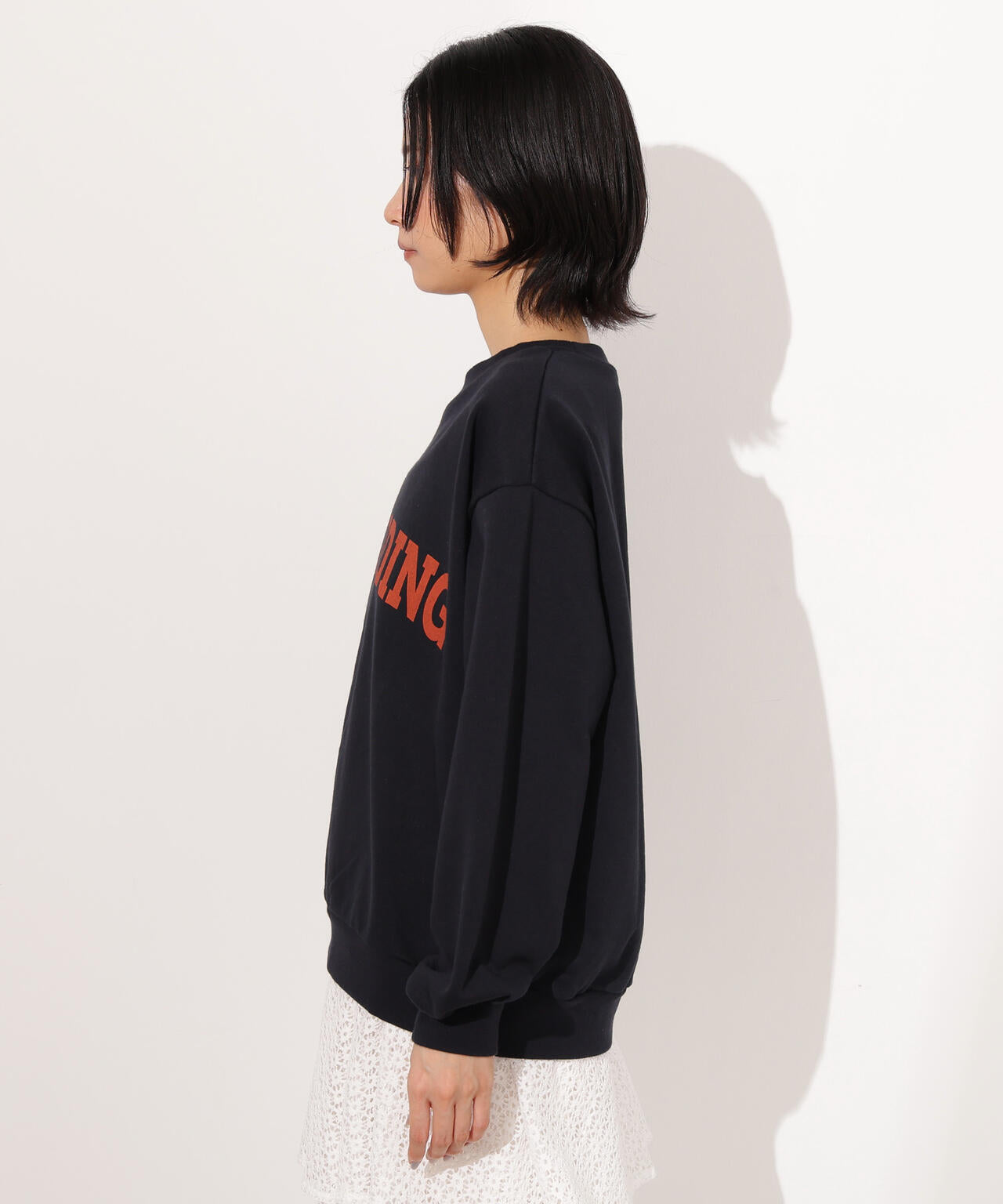 【小室安未さん着用】カレッジロゴスウェット