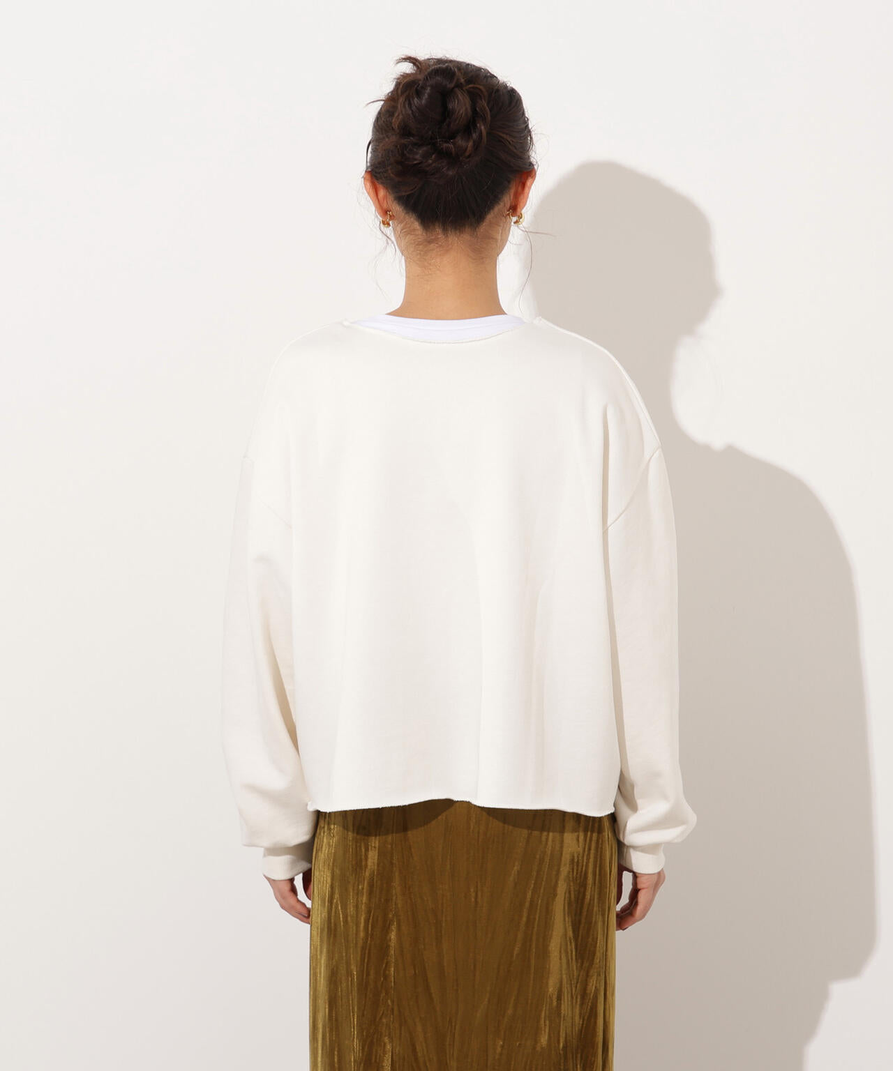 【小室安未さん着用】Vネックスウェットプルオーバー