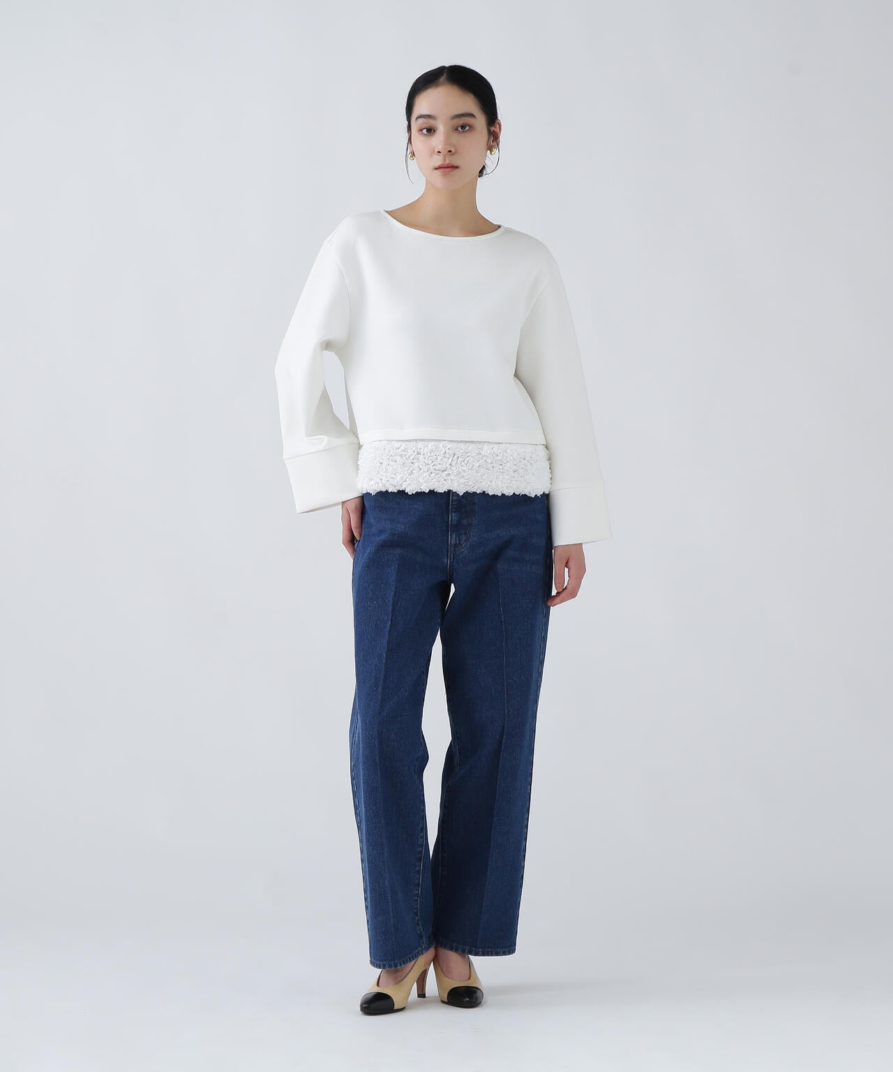 【好きを着て気分が高まる】甘さを着替える2WAYダンボールプルオーバー