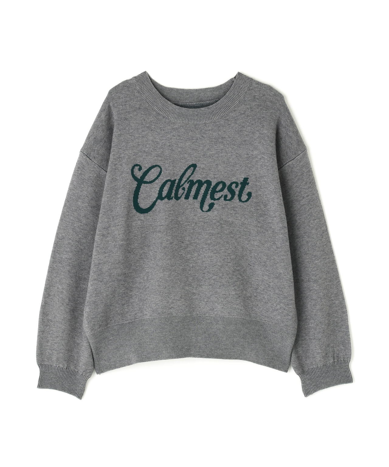 ロゴジャガードニット