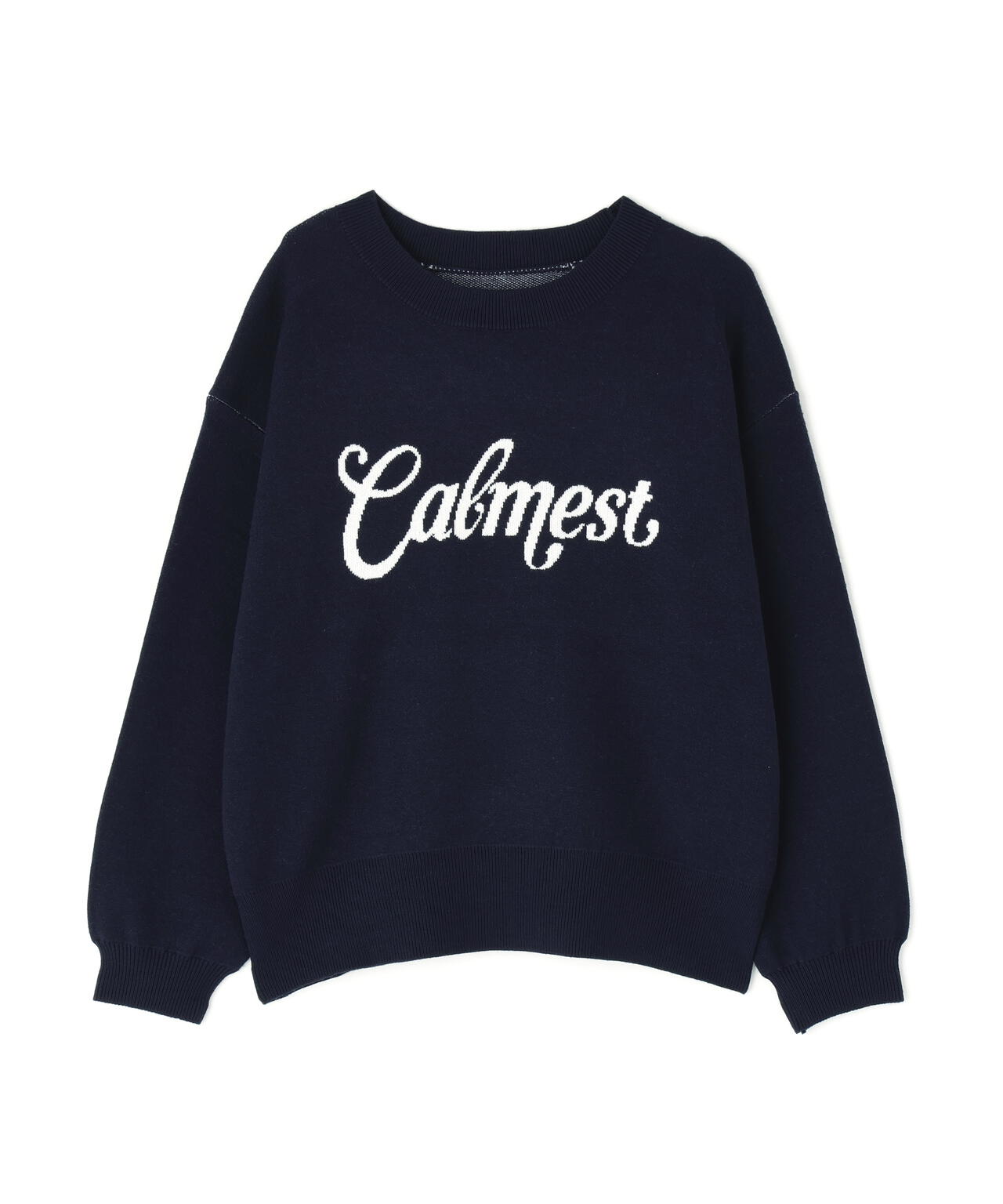 ロゴジャガードニット