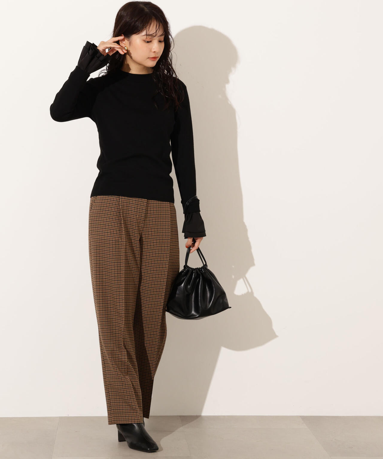 カフスドッキングニット