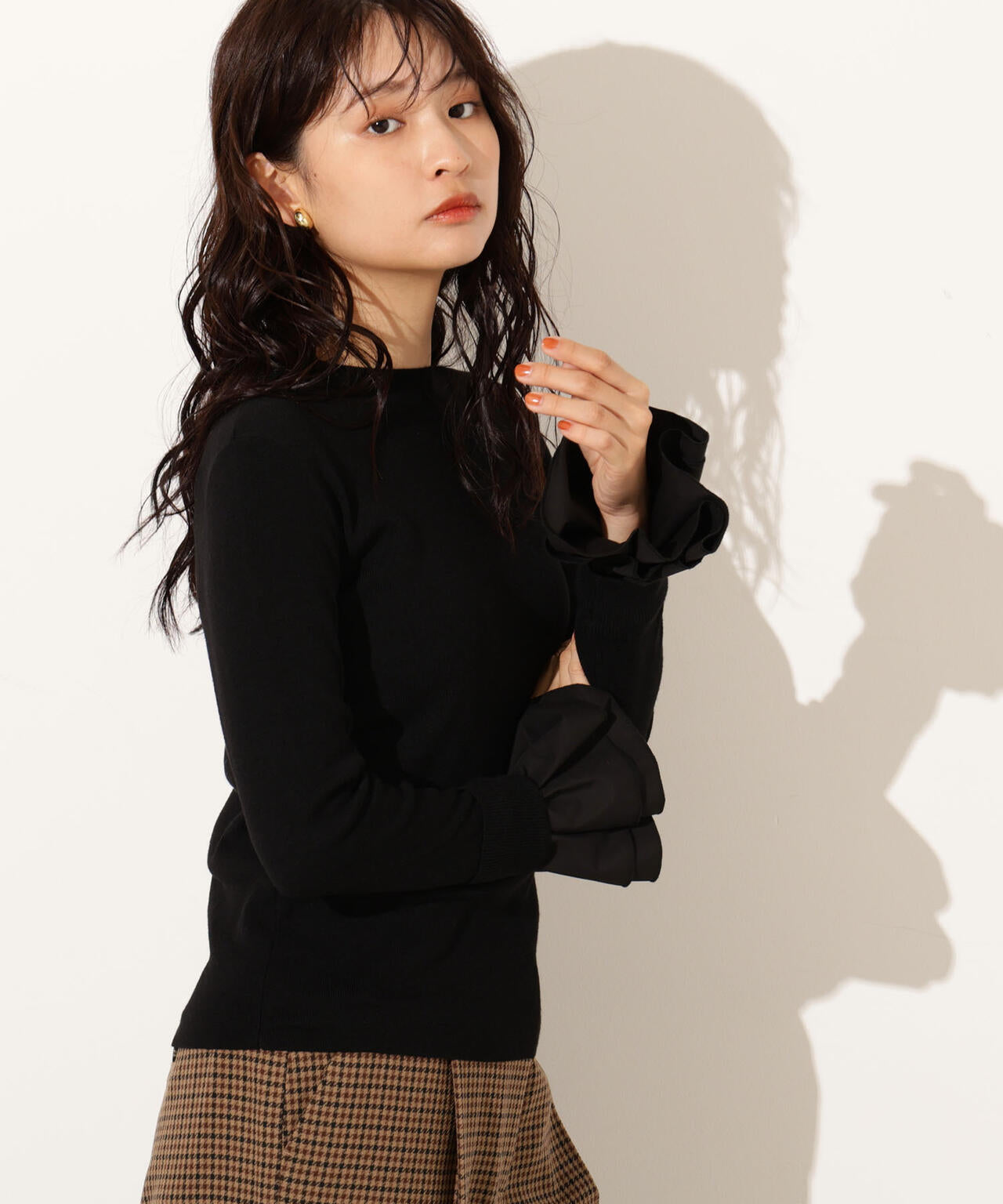 カフスドッキングニット