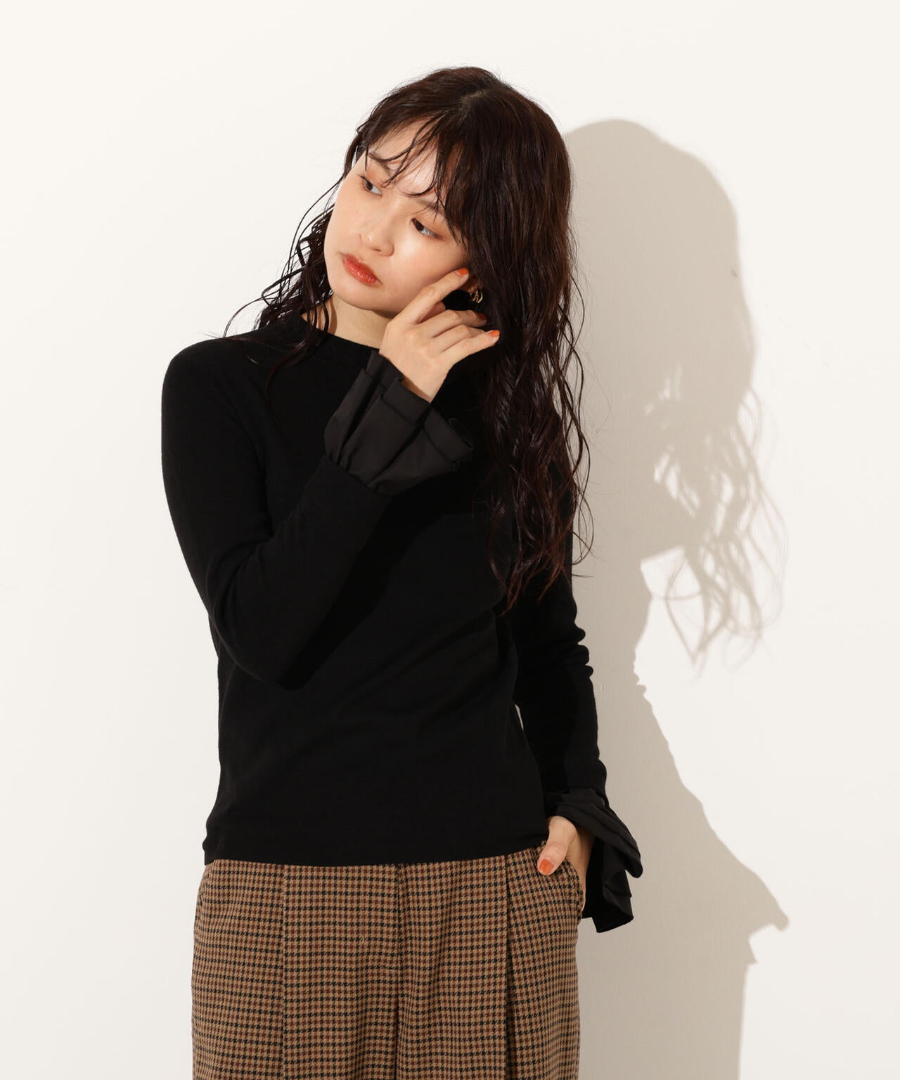 カフスドッキングニット