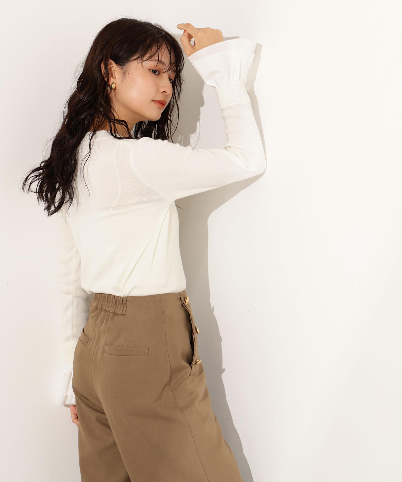 カフスドッキングニット