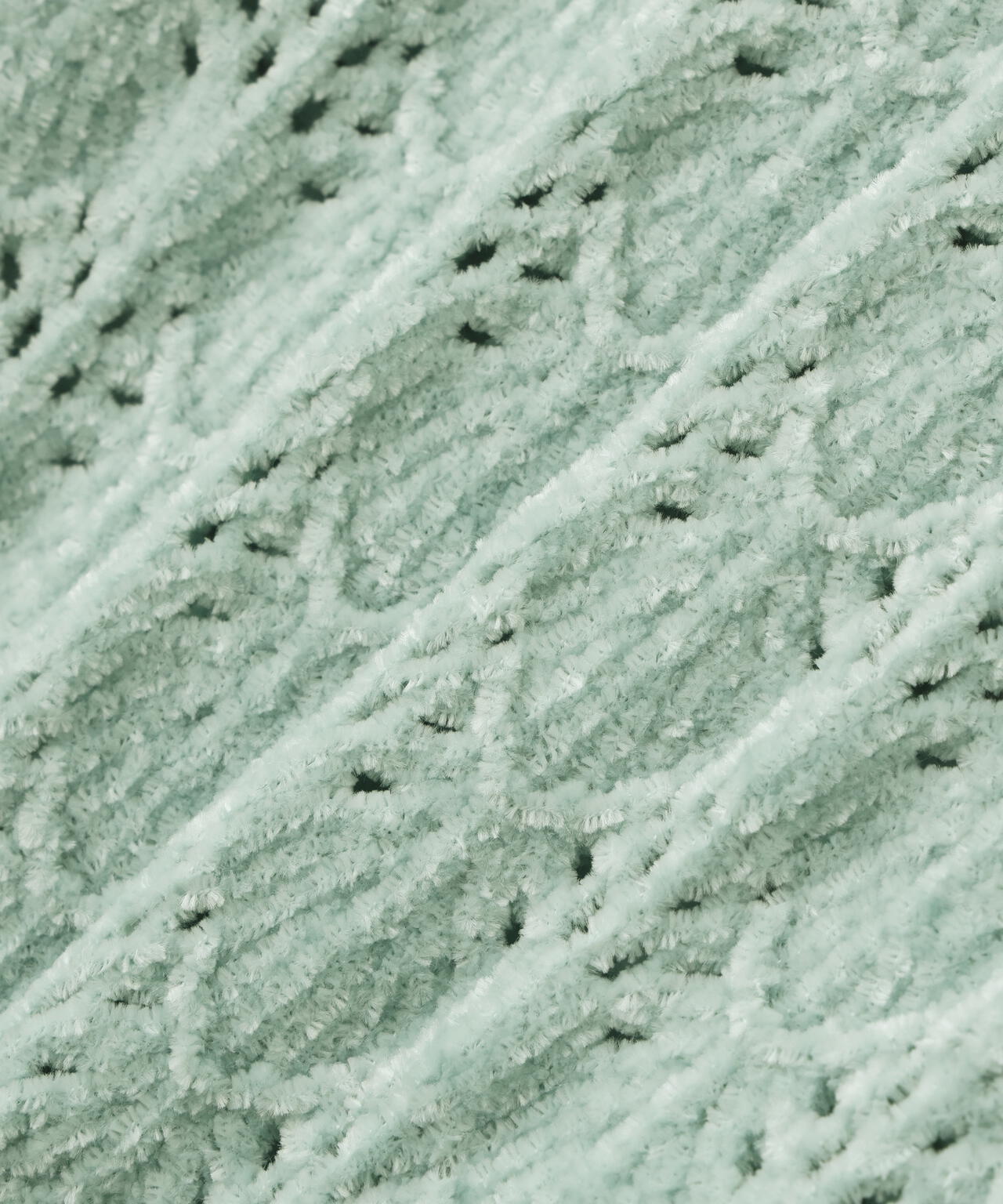 モールアイレットニット