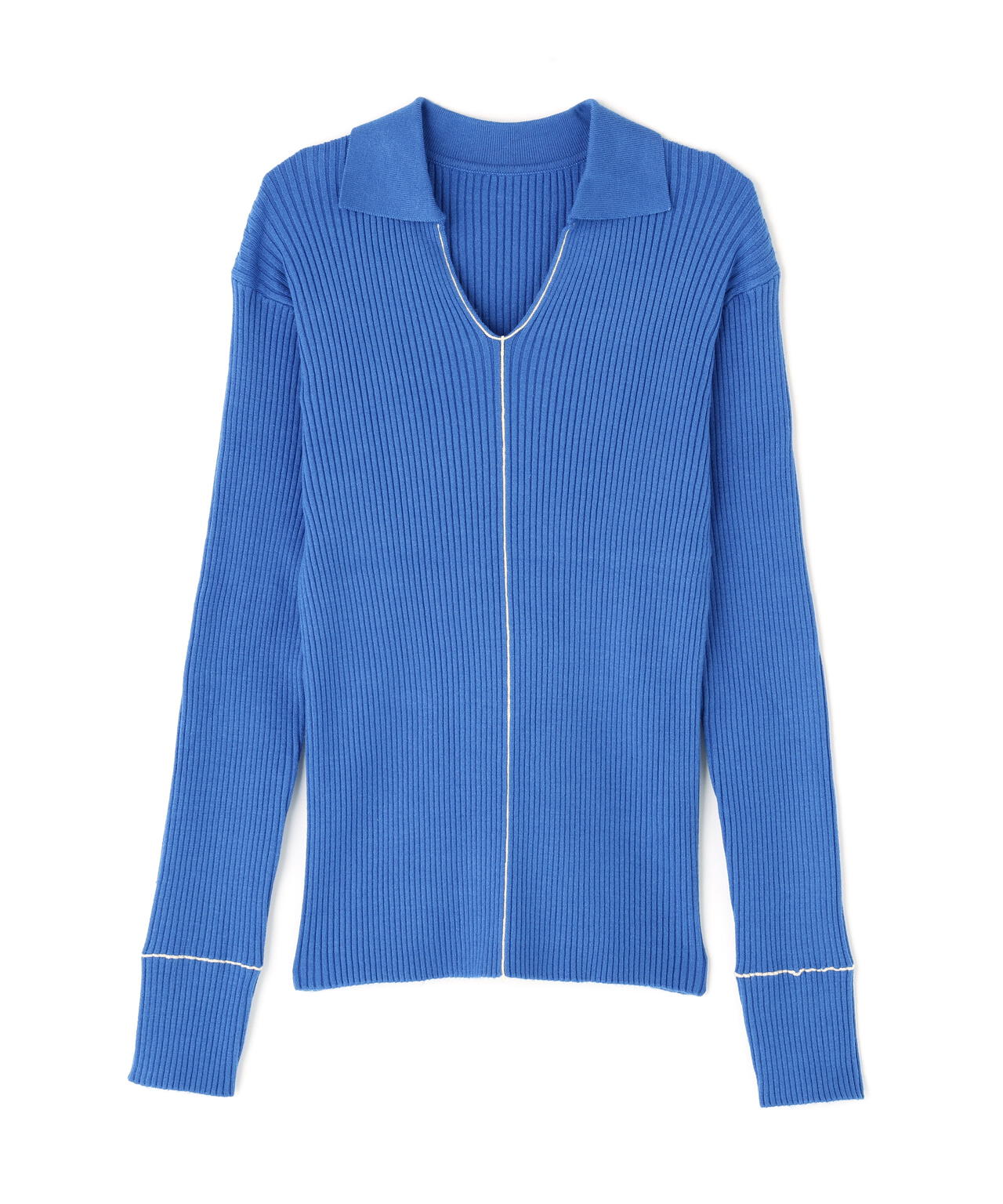 ラインスキッパーリブニット