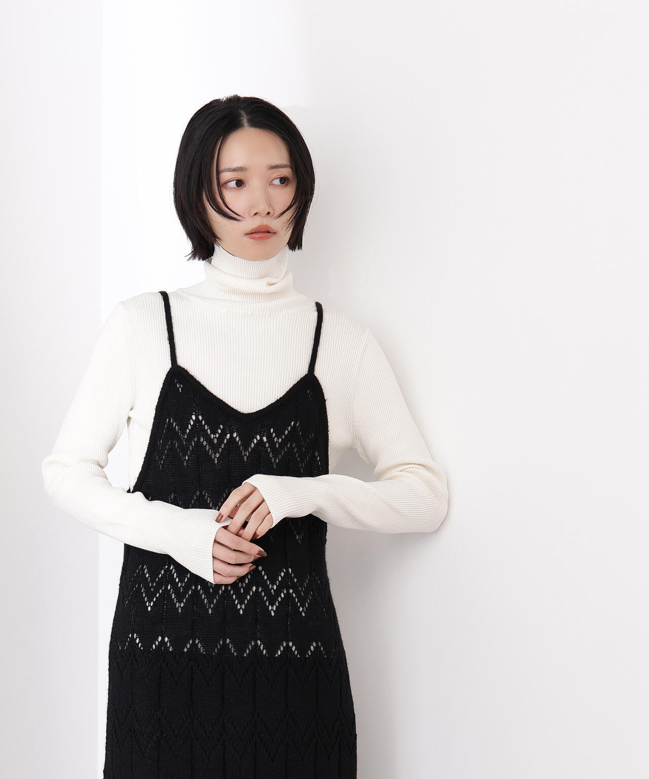 ベーシックタートルネックニット