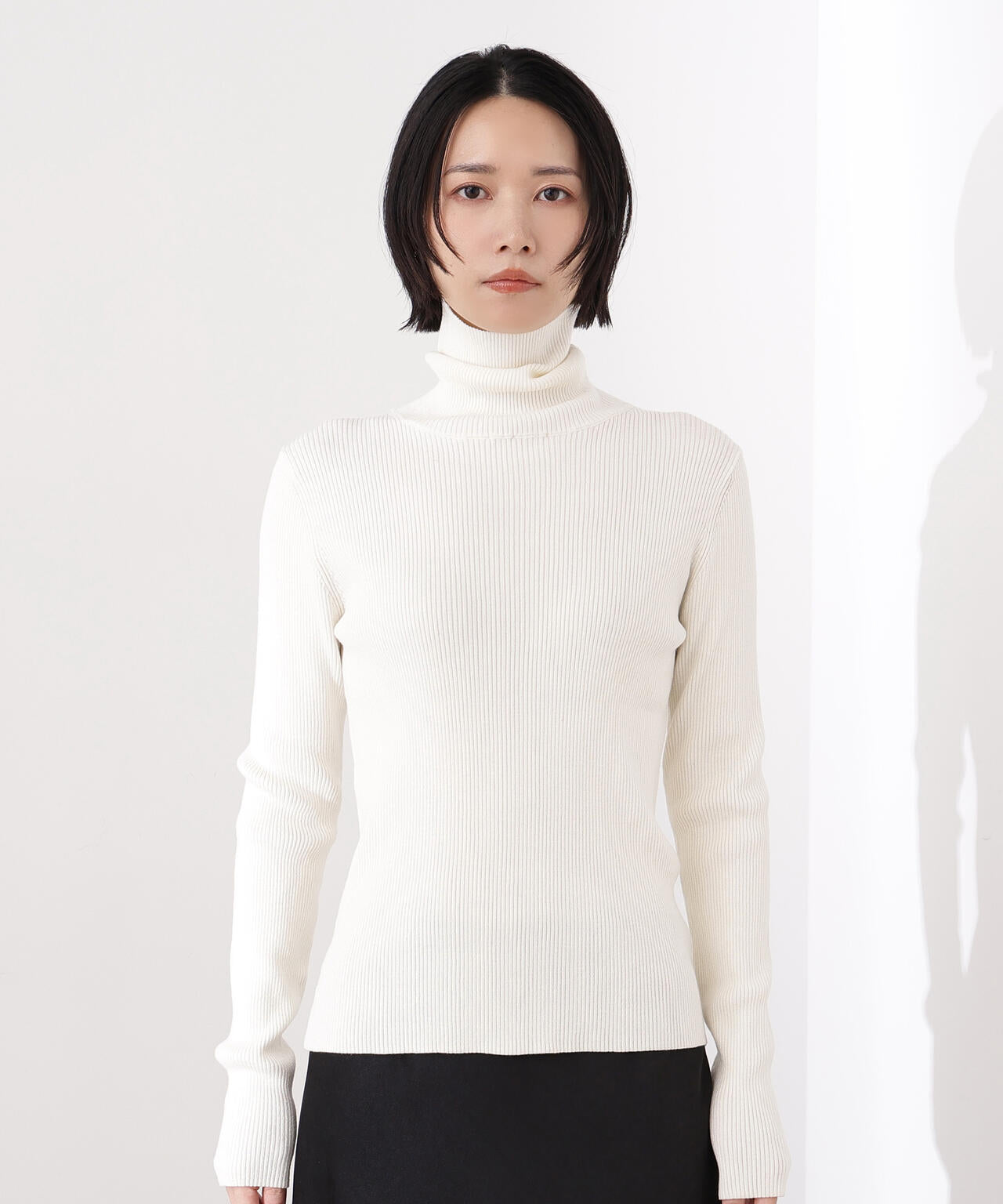 ベーシックタートルネックニット