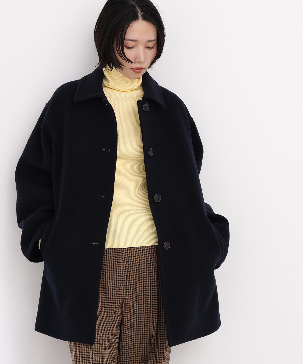 ベーシックタートルネックニット