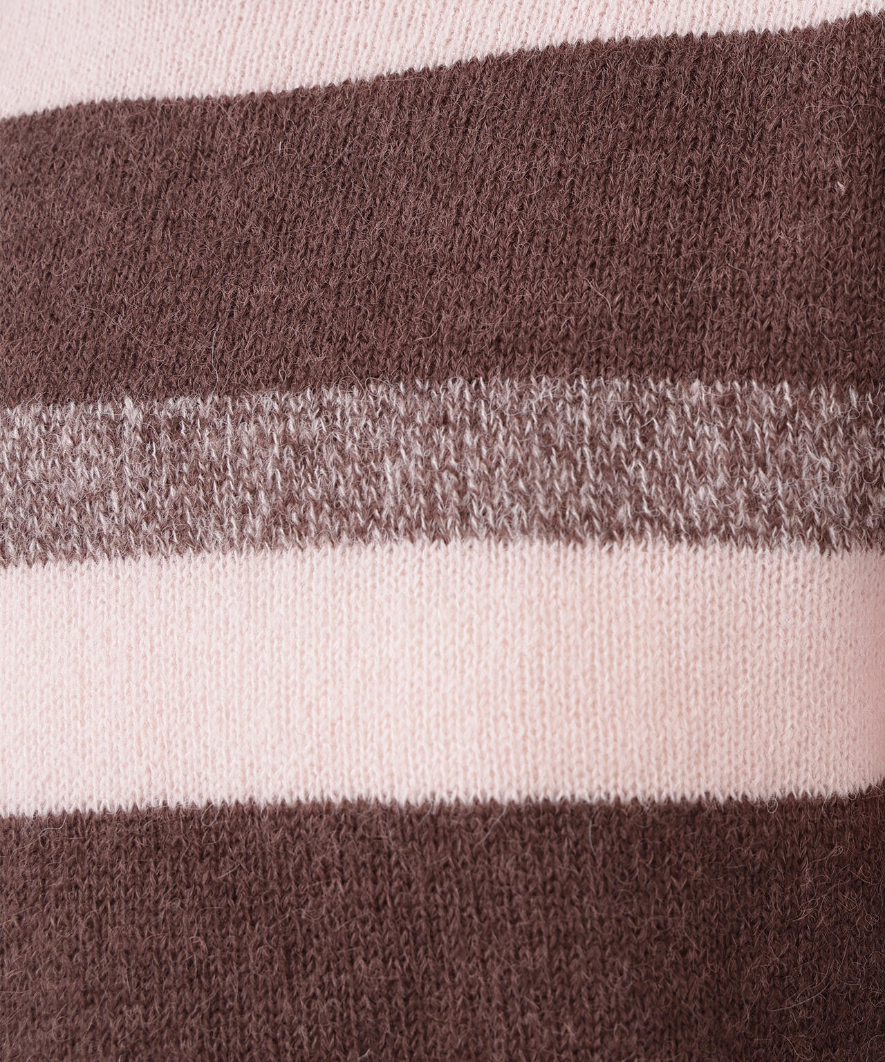 ヘアリーボーダーニット