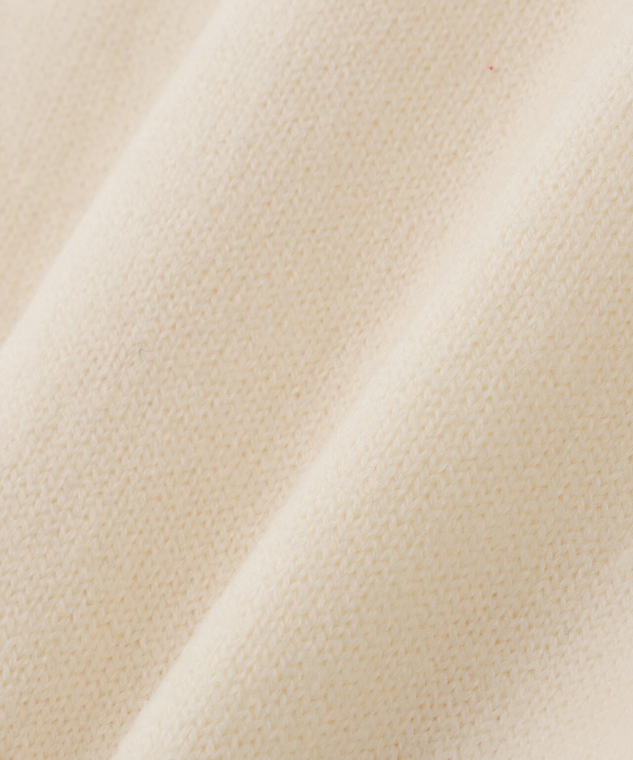 開襟ボクシーニット