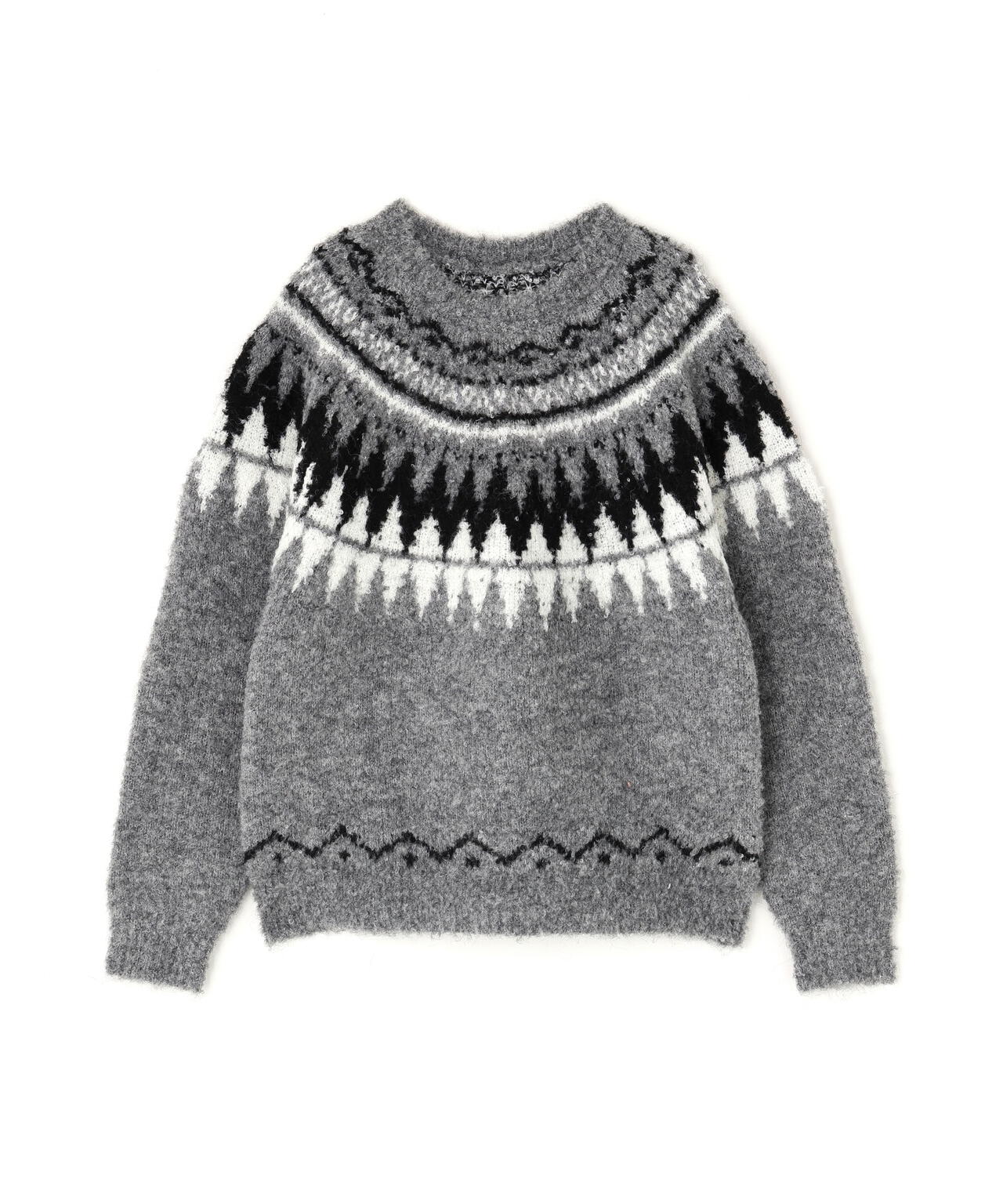 【岸本セシルさん着用】ノルディックニット