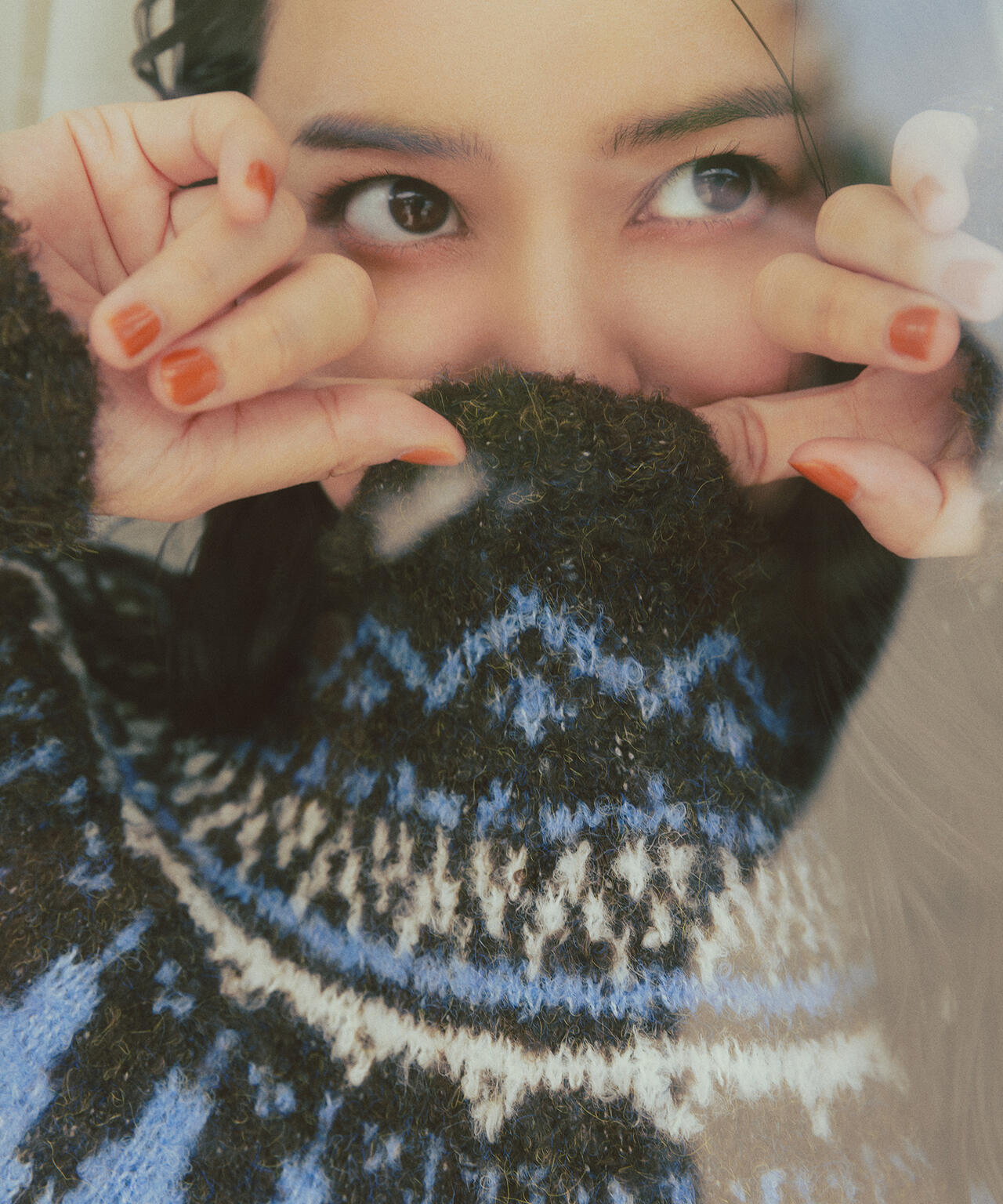 【岸本セシルさん着用】ノルディックニット