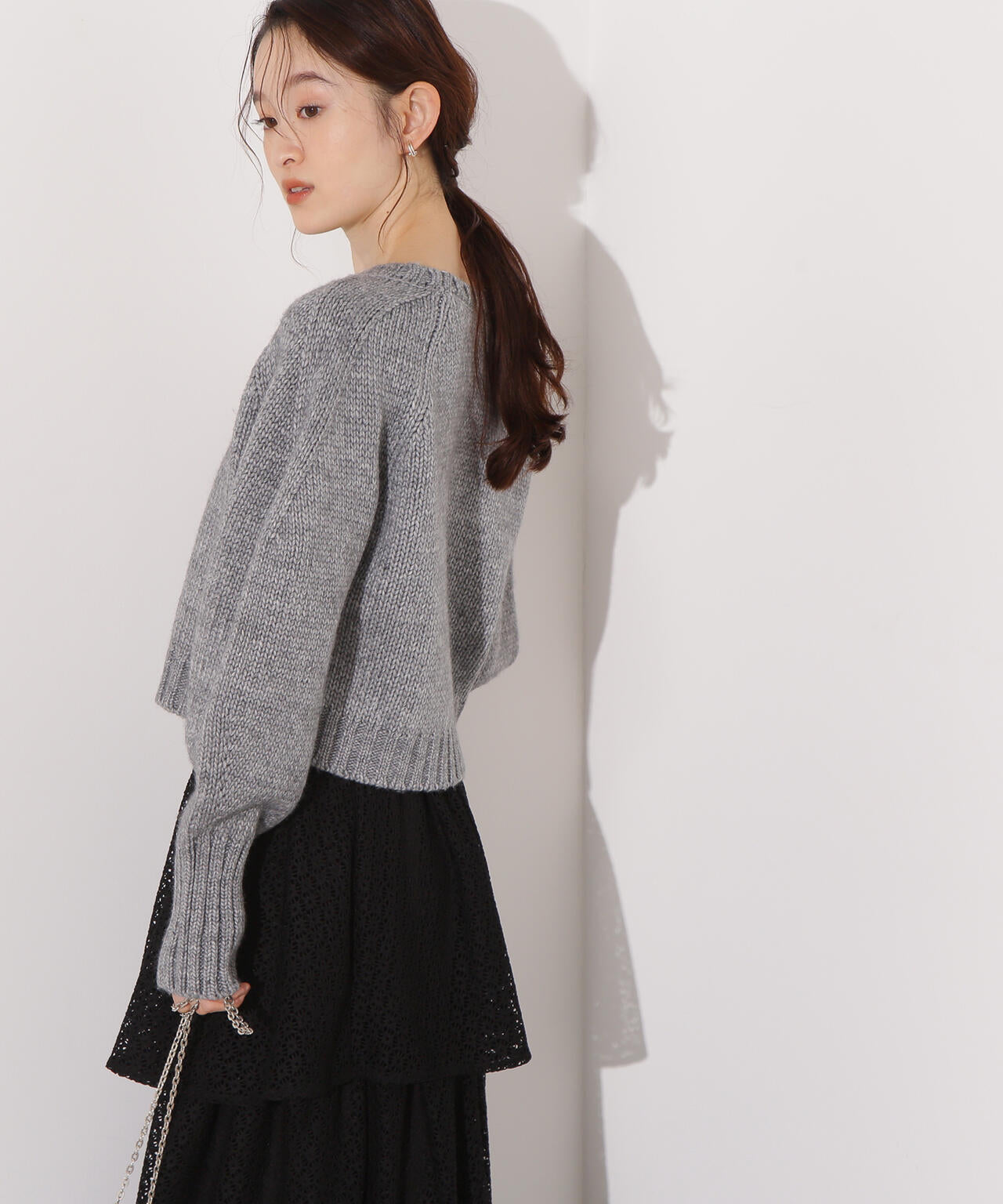 ミドルゲージフォルムニット