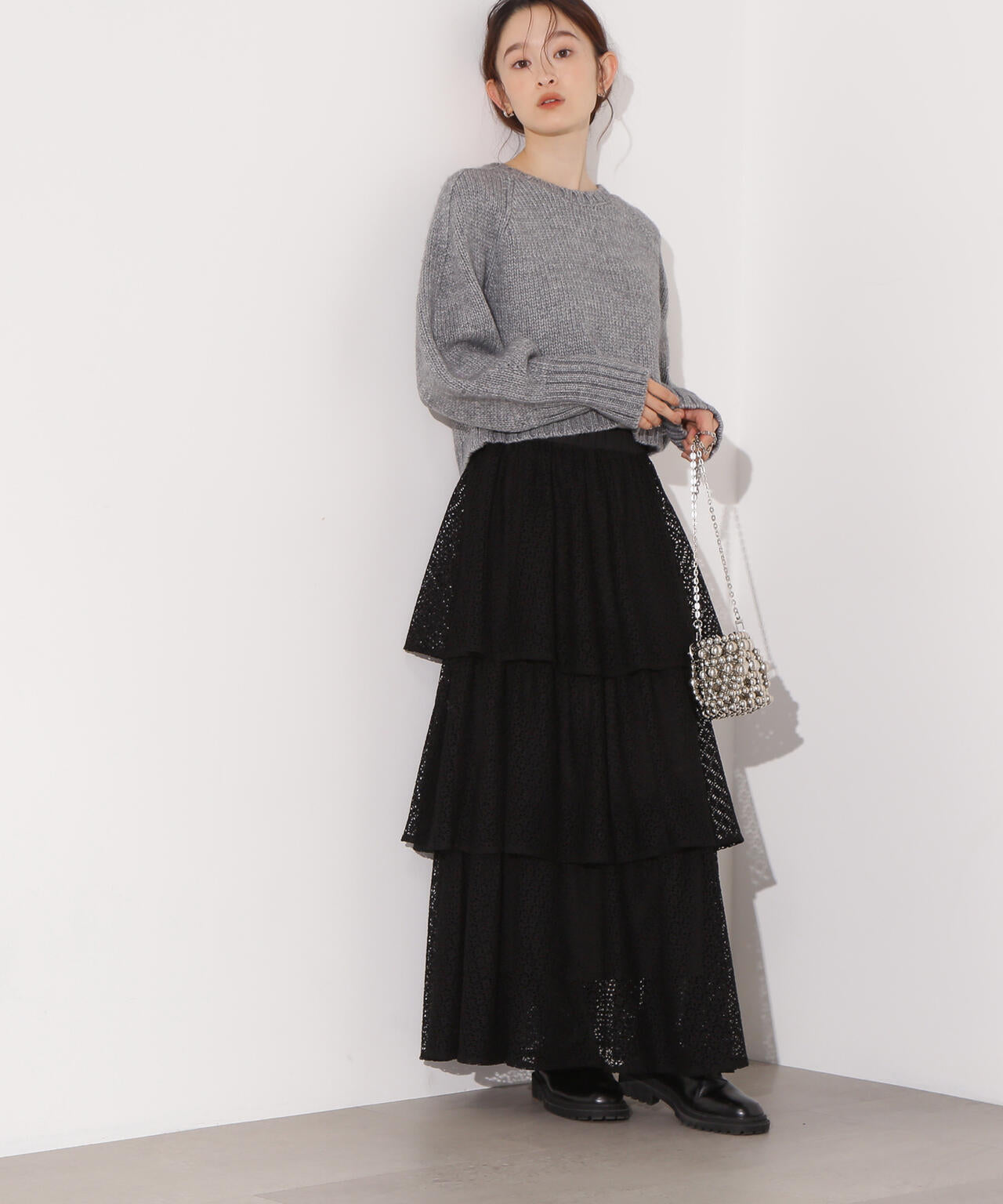 ミドルゲージフォルムニット