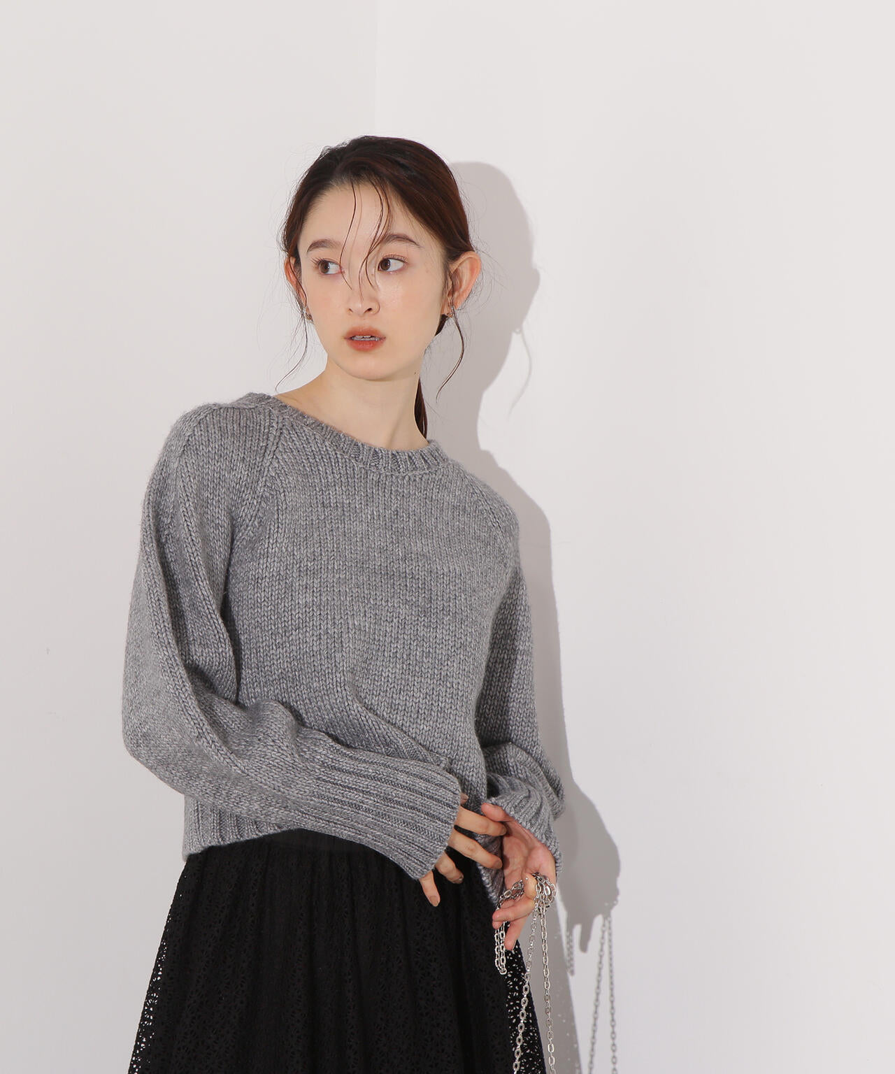 ミドルゲージフォルムニット