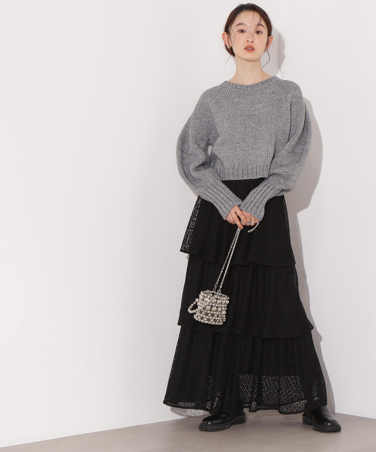 ミドルゲージフォルムニット