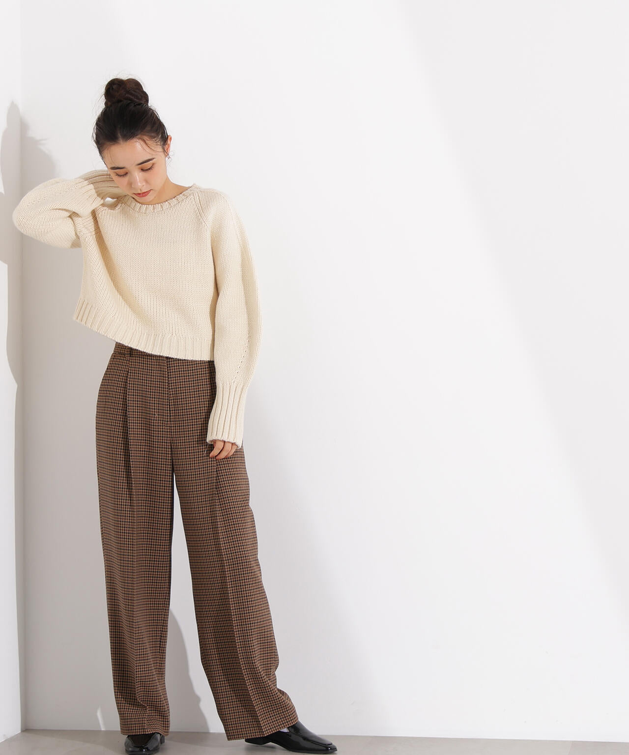 ミドルゲージフォルムニット