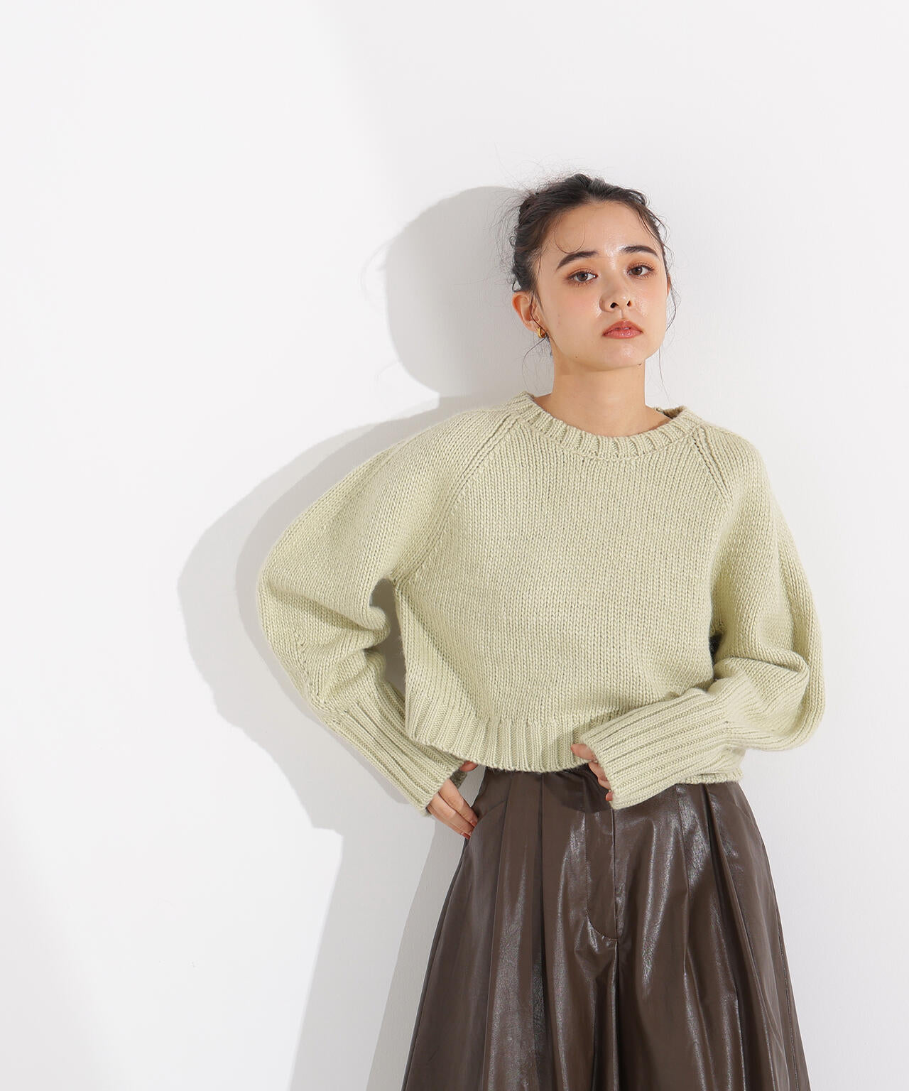 ミドルゲージフォルムニット