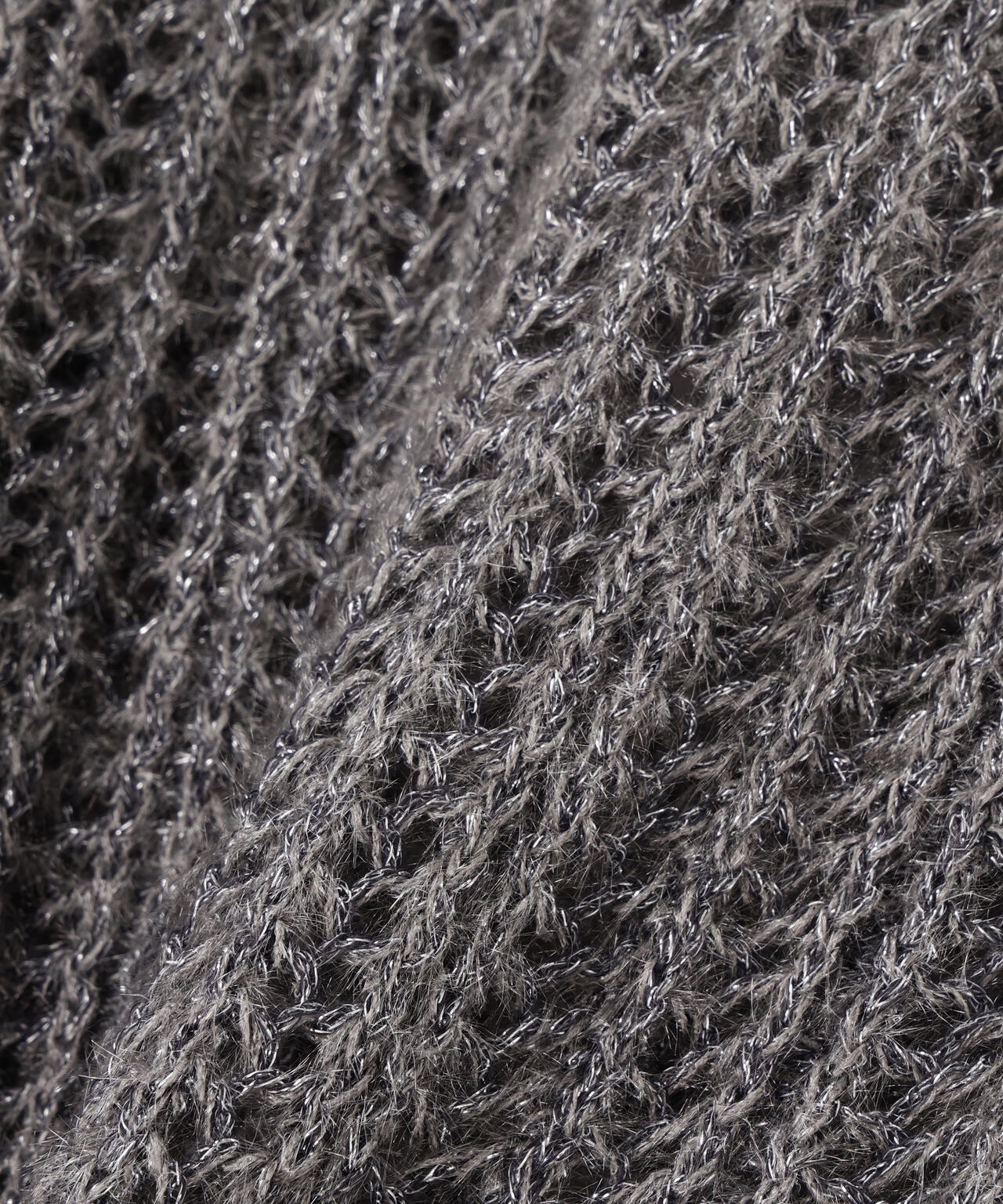 【小室安未さん着用】クロップド透かし編みニット