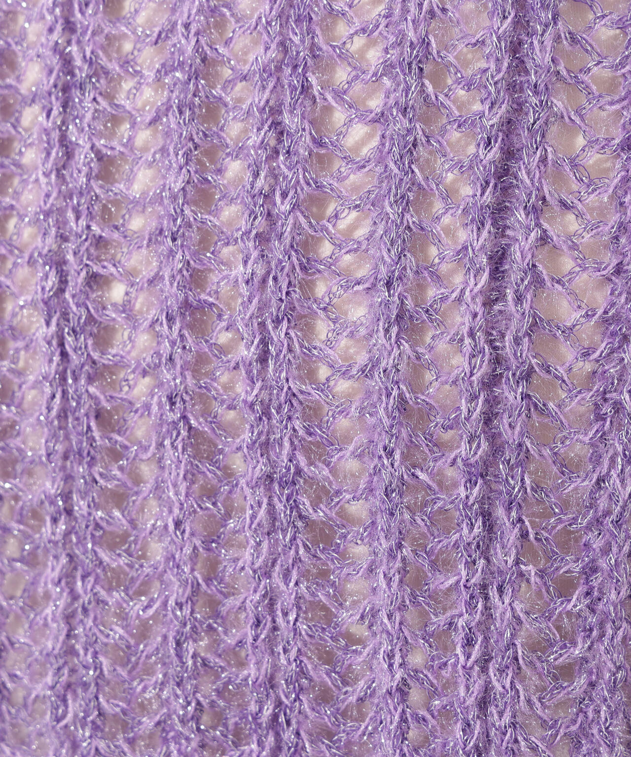 【小室安未さん着用】クロップド透かし編みニット