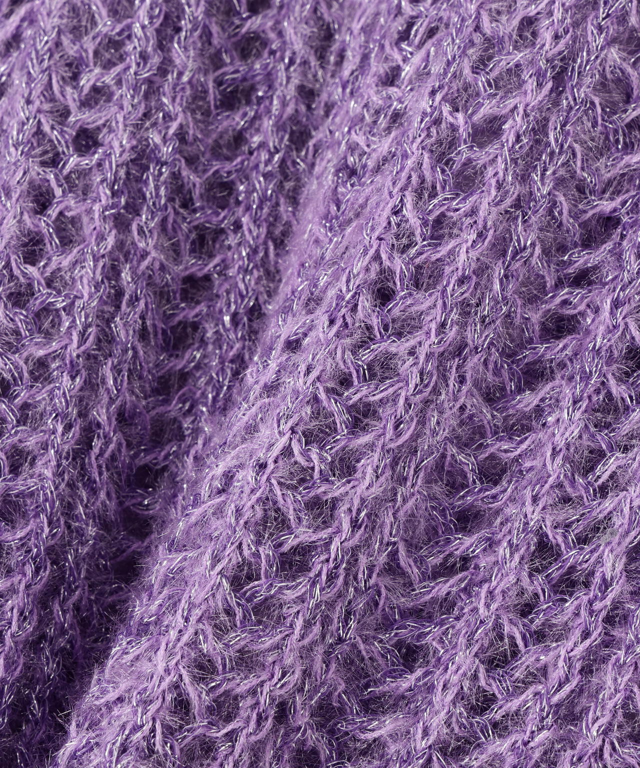 【小室安未さん着用】クロップド透かし編みニット