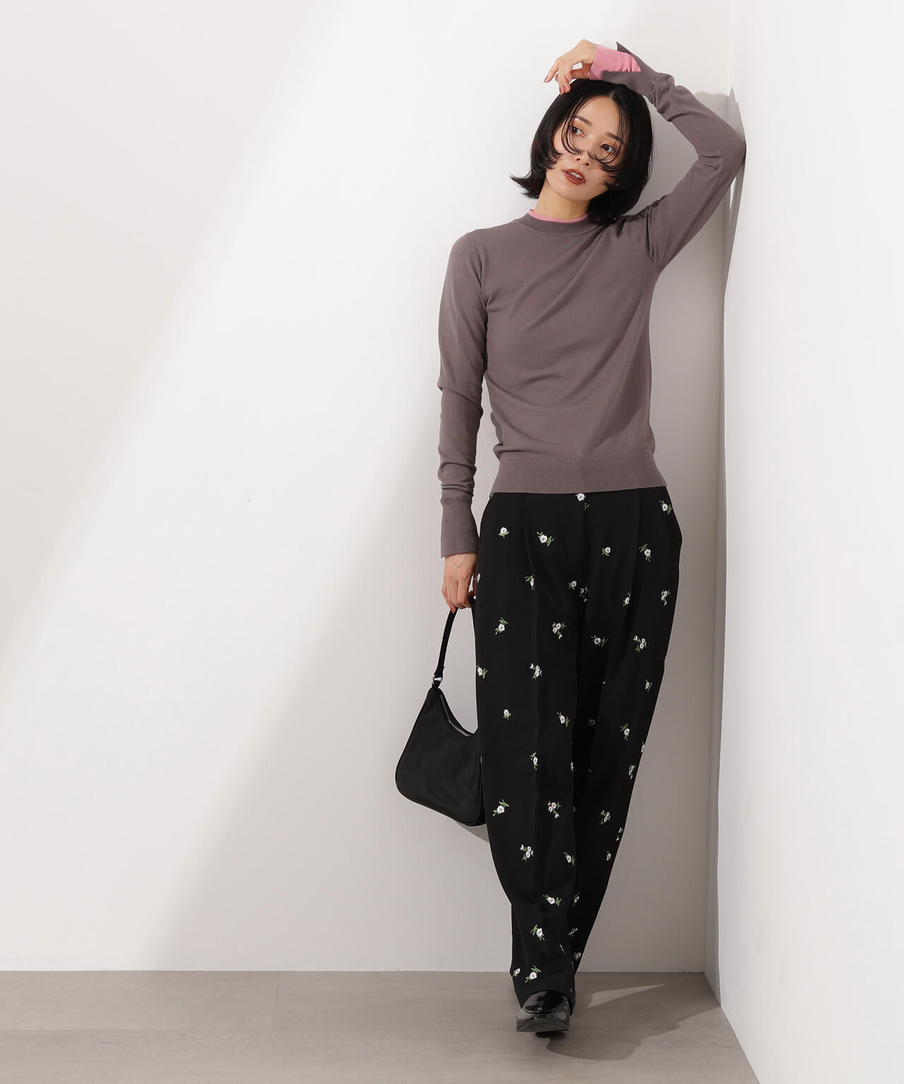 【小室安未さん着用】レイヤード風ニット