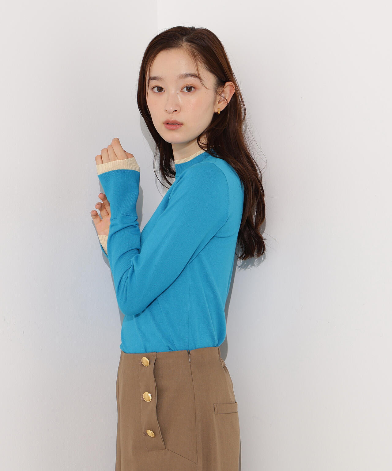 【小室安未さん着用】レイヤード風ニット