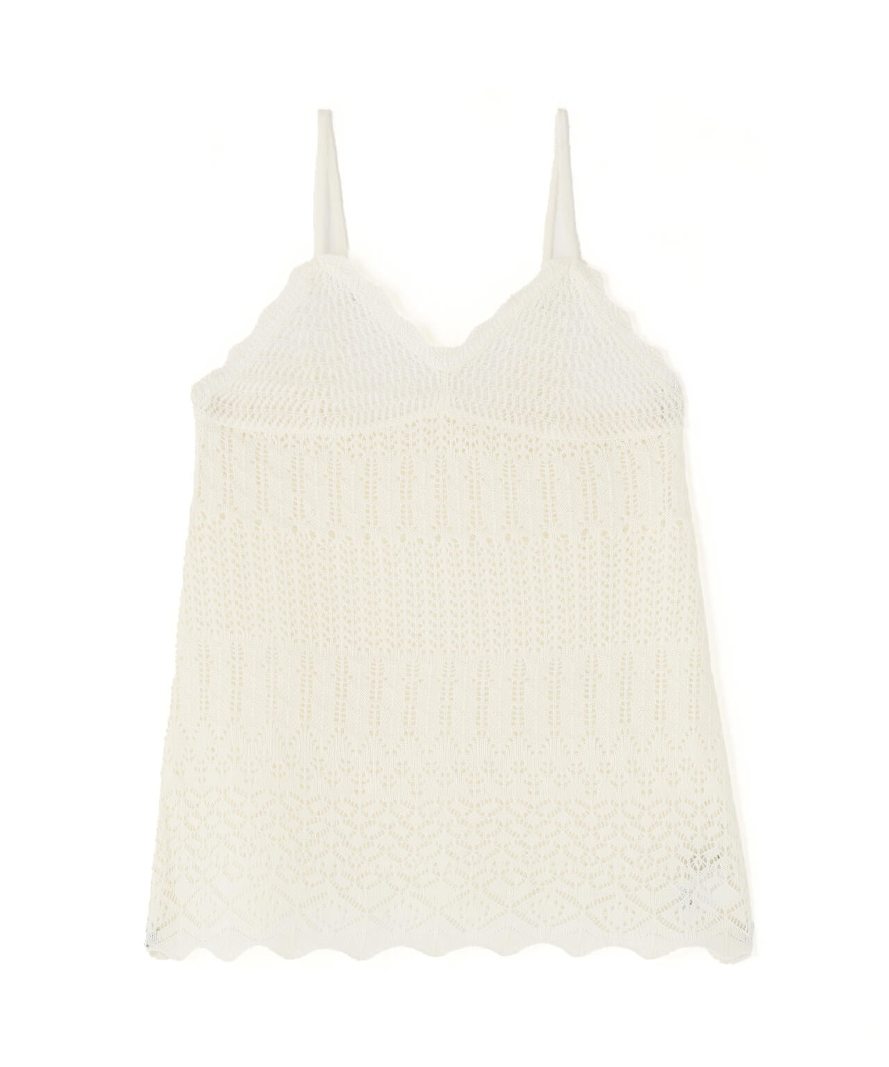 カギアミ風ヘアリーニットビスチェ