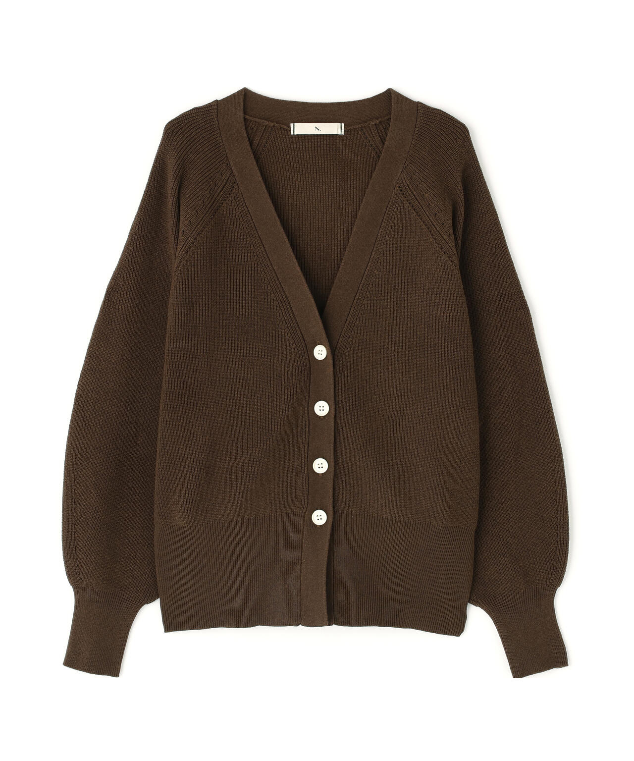 【岸本セシルさん着用】Vネックフォルムカーディガン