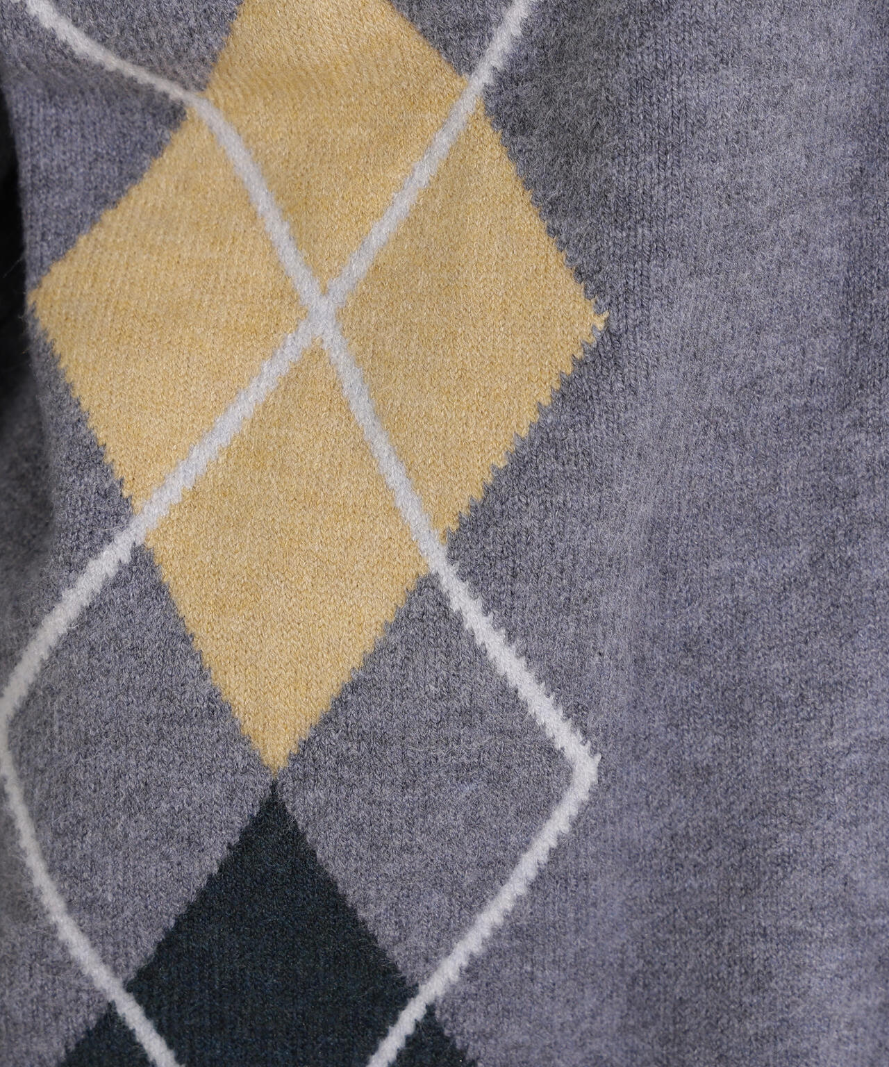 【岸本セシルさん着用】アーガイルニットカーディガン