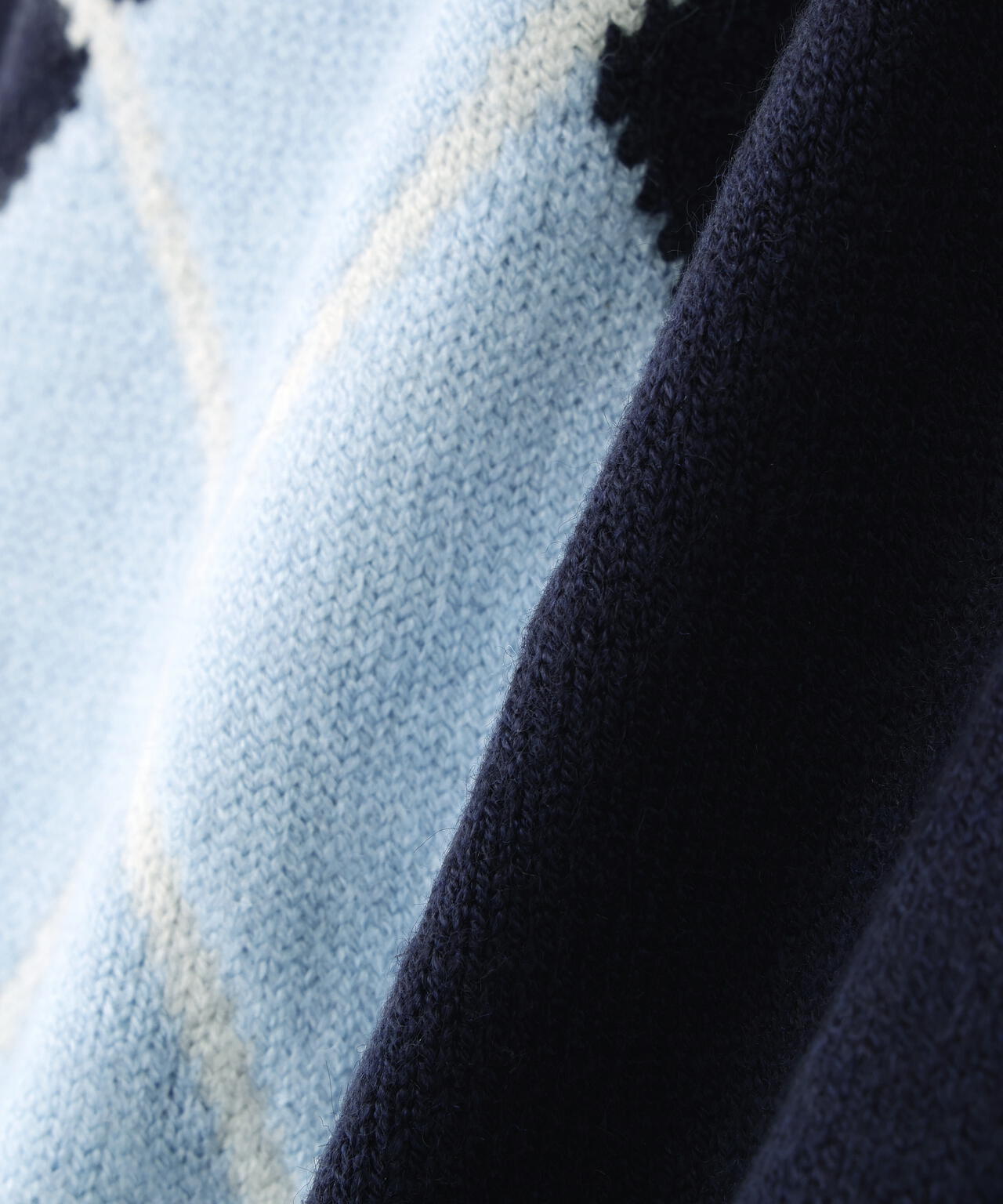 【岸本セシルさん着用】アーガイルニットカーディガン