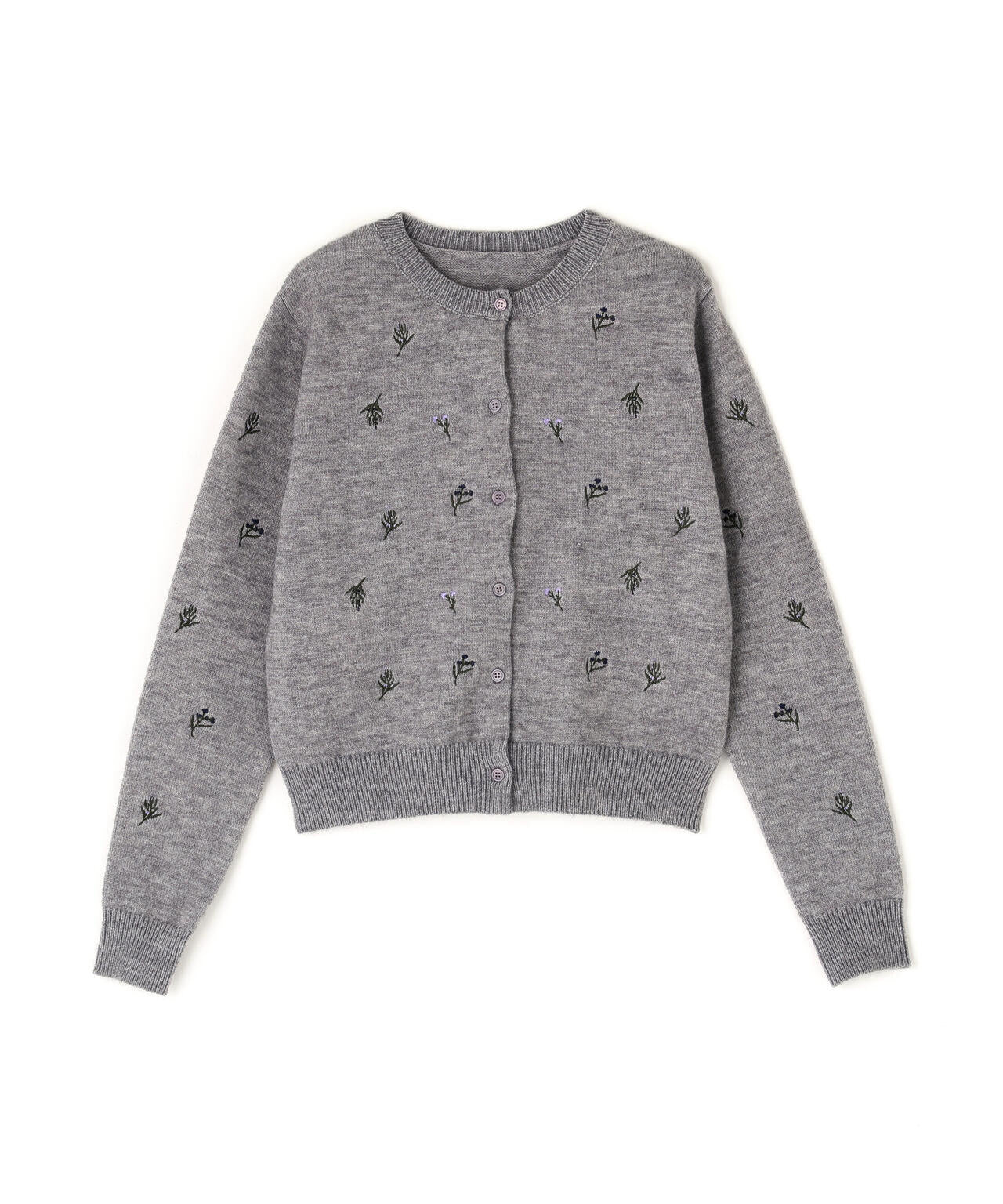 【岸本セシルさん着用】フラワー刺繍カーディガン