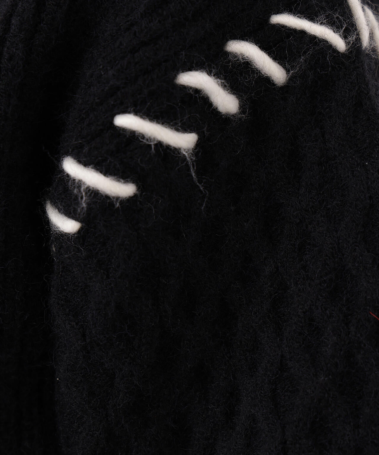 【岸本セシルさん着用】ケーブルステッチカーディガン