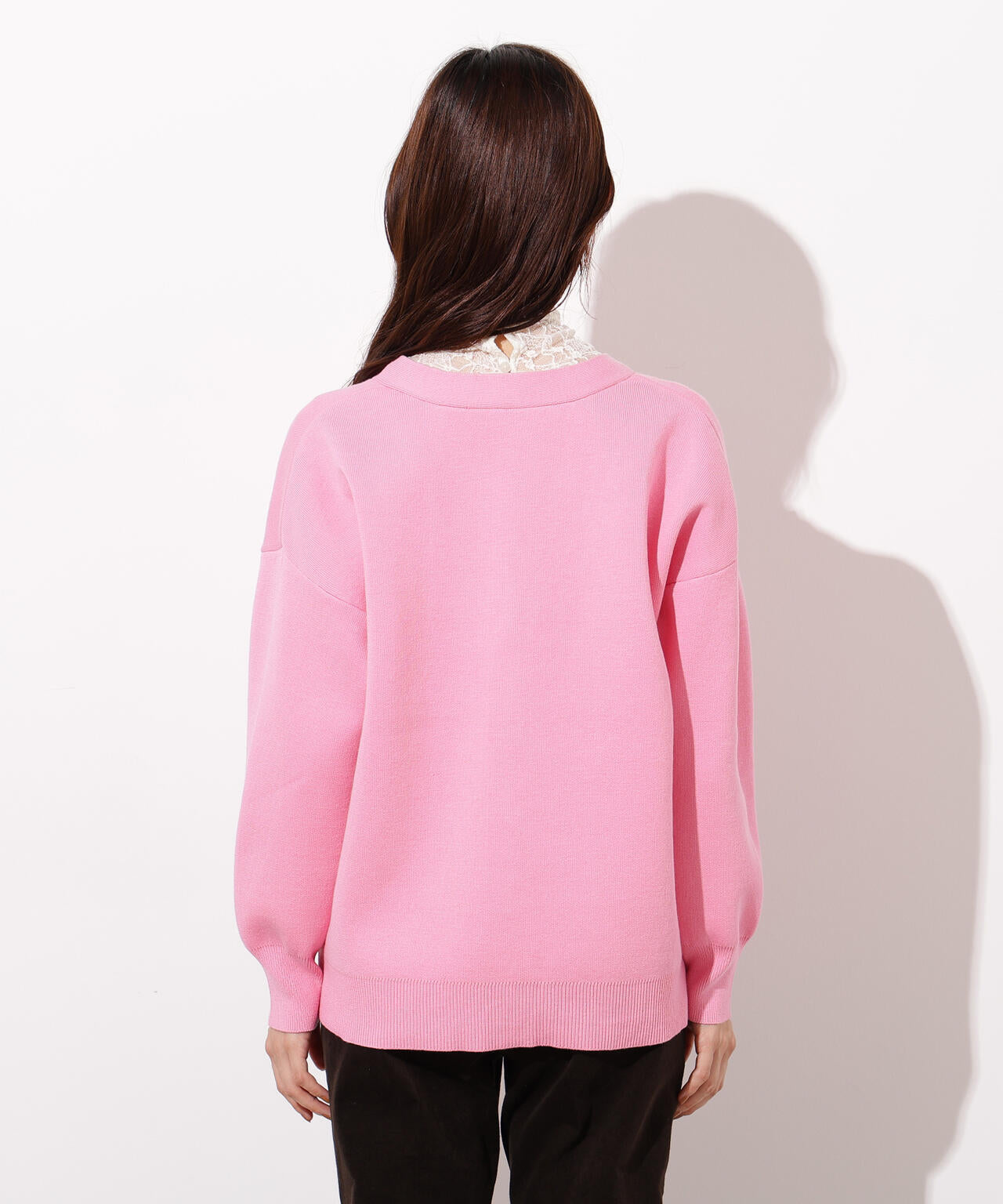 【小室安未さん着用】スウェットライクフォルムカーディガン