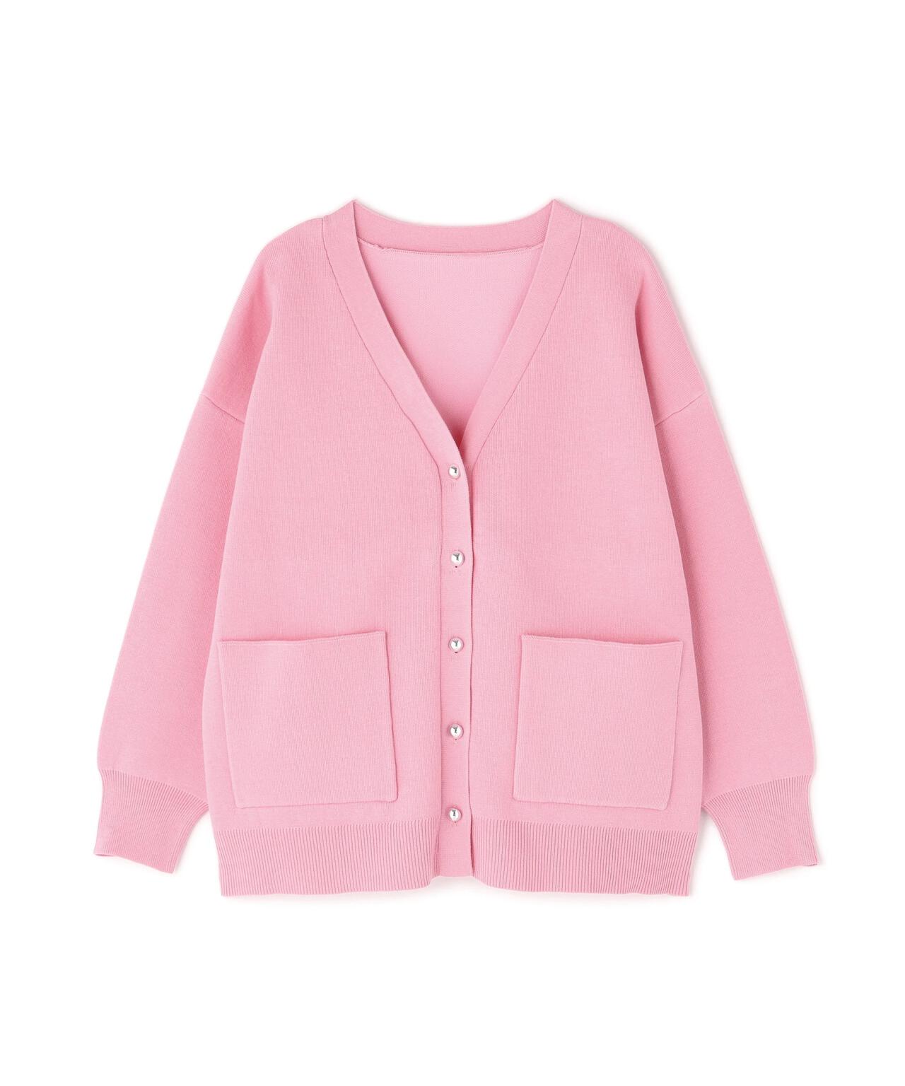 【小室安未さん着用】スウェットライクフォルムカーディガン