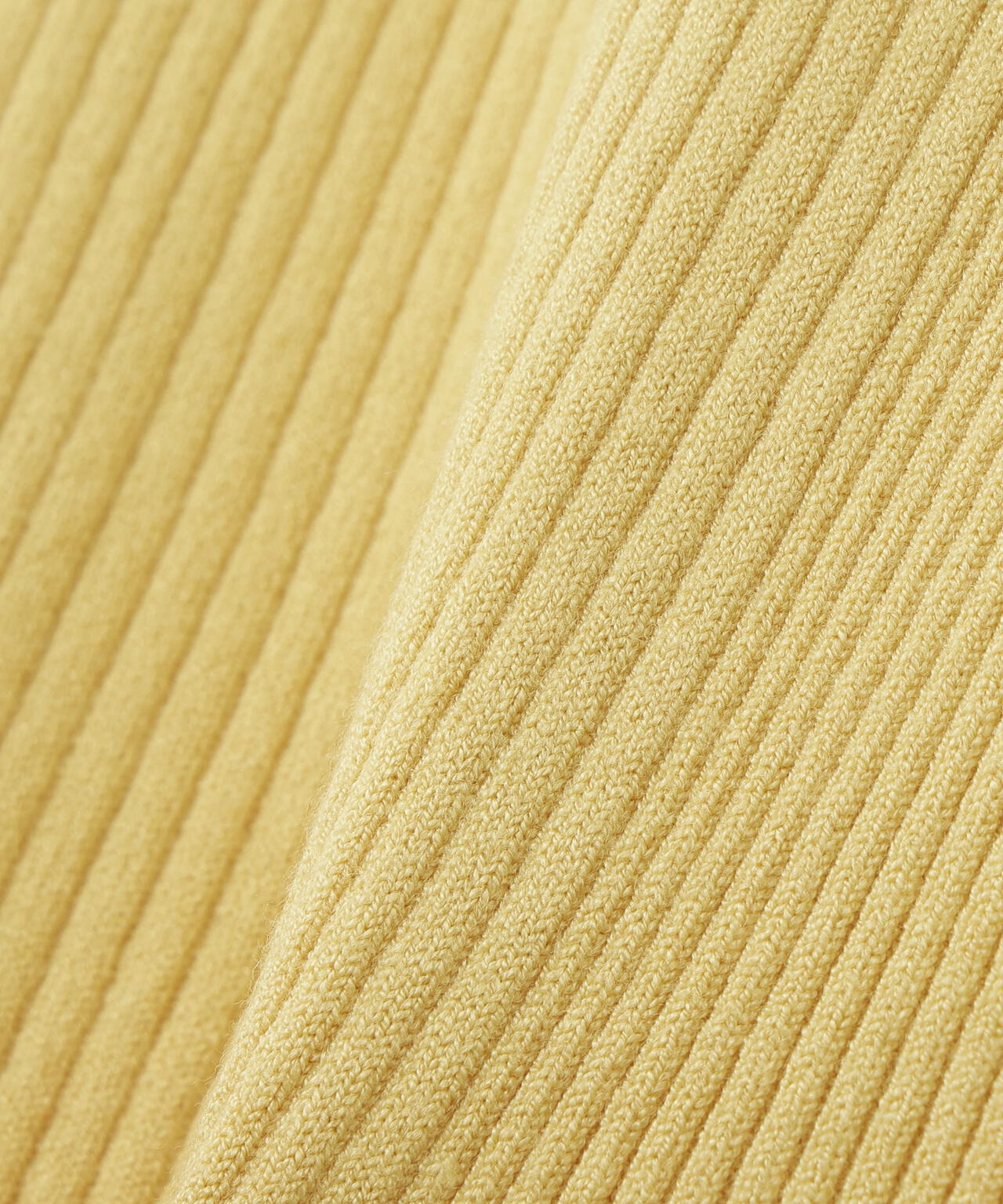 Vネックリブカーディガン