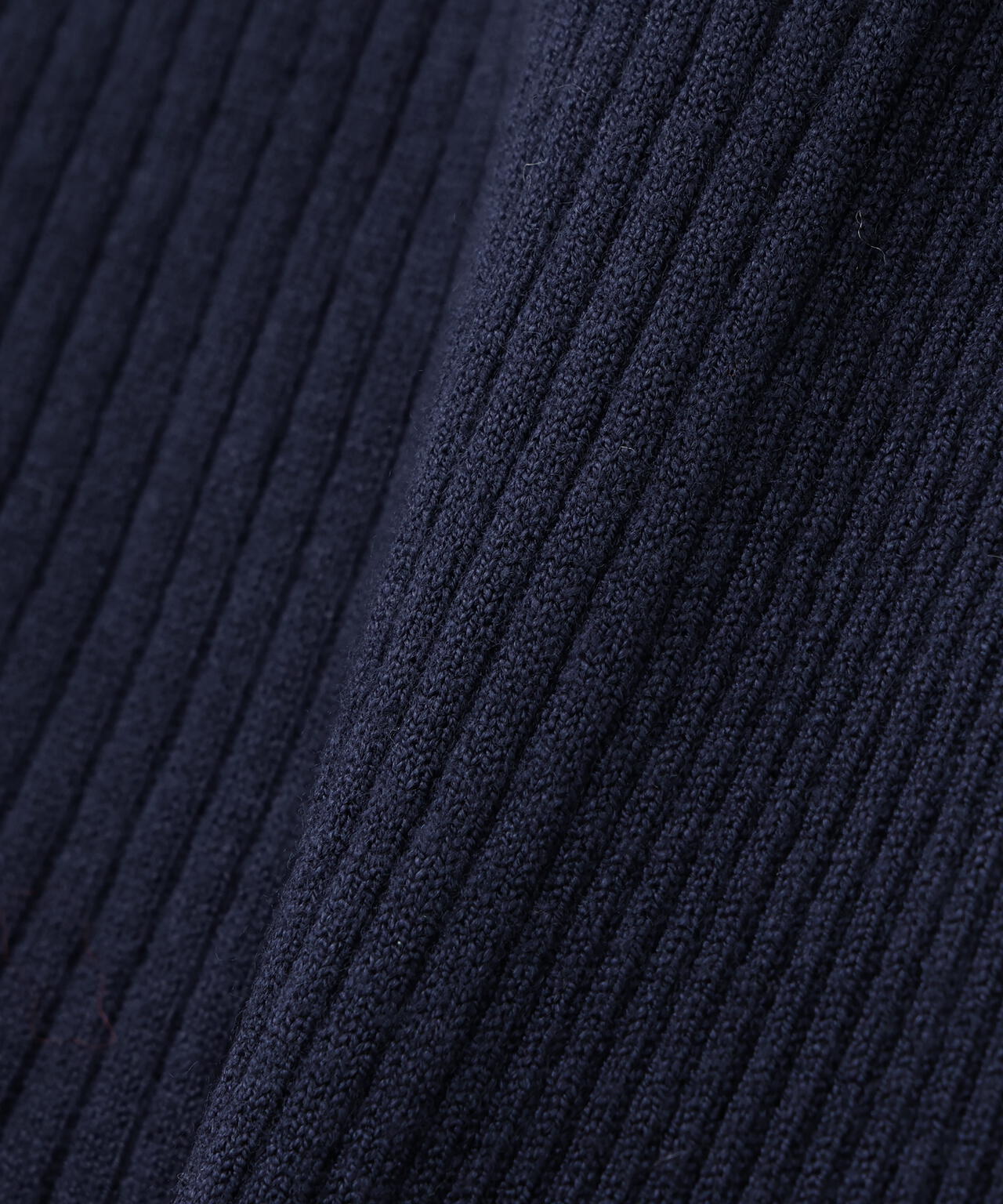 Vネックリブカーディガン