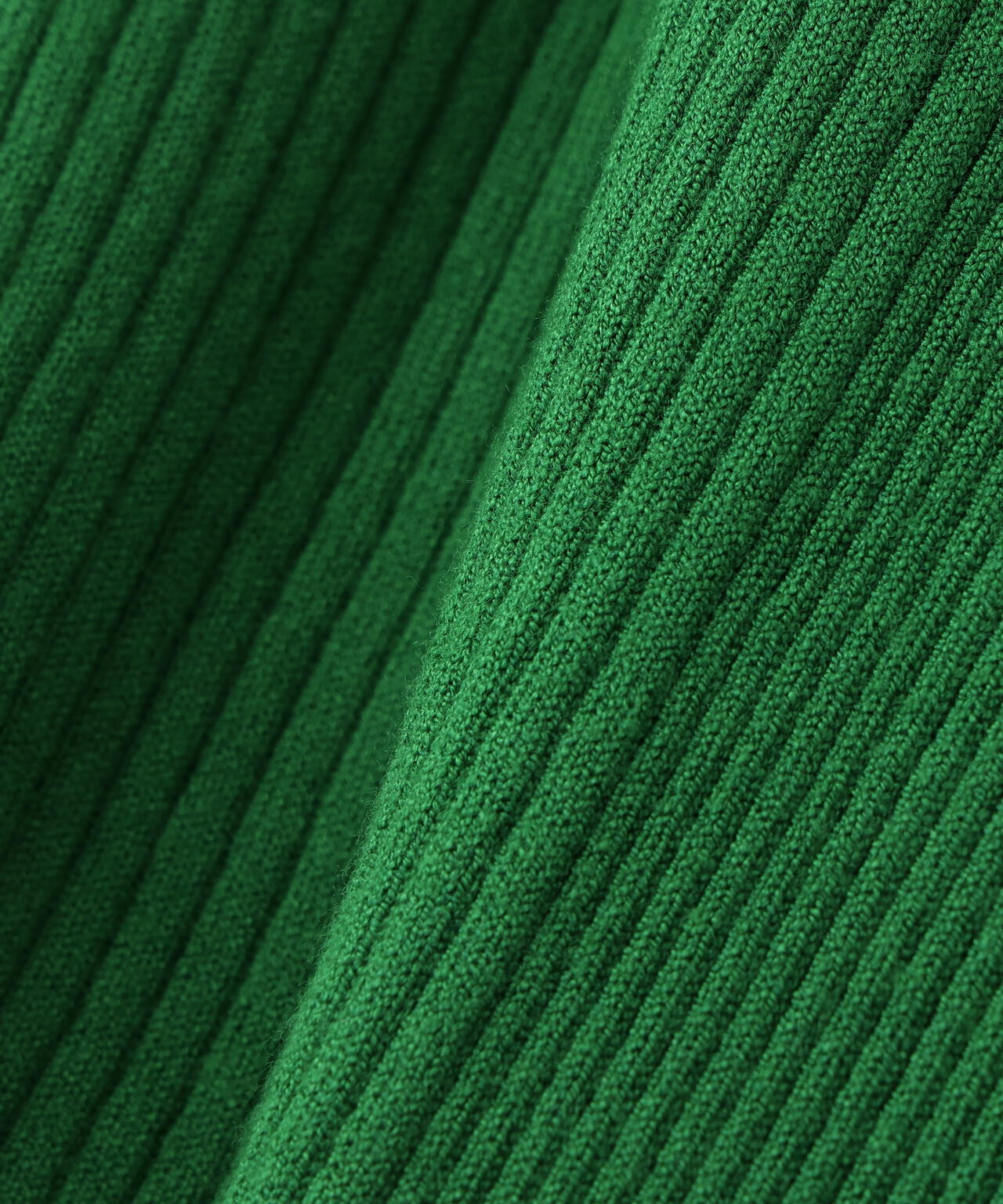 Vネックリブカーディガン