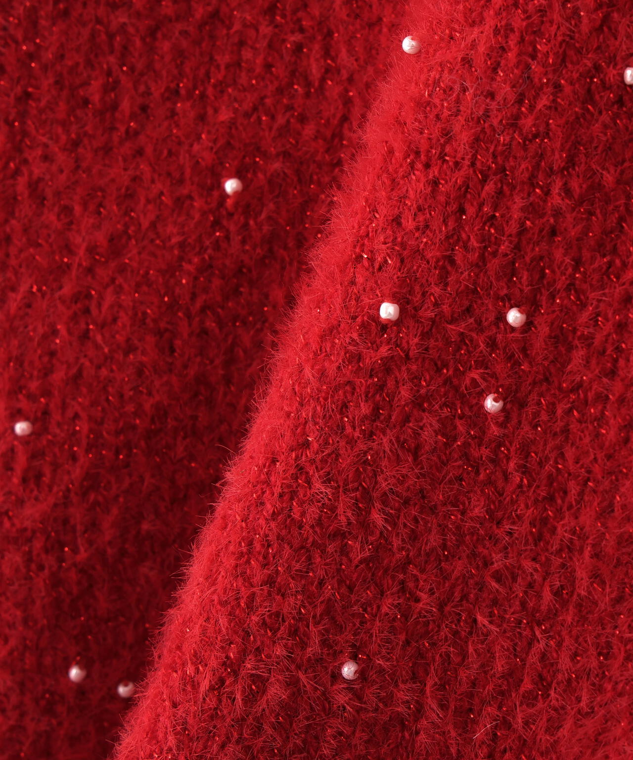 【小室安未さん着用】ビーズミックスヘアリーカーディガン