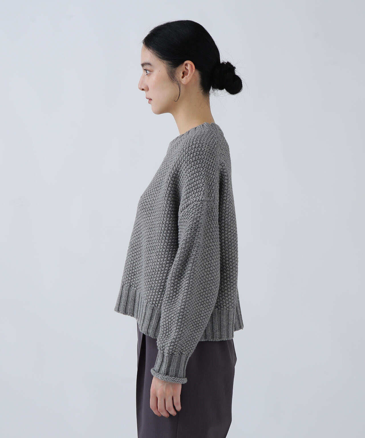 【好きを着て気分が高まる】鹿の子編みエフォートレスニット