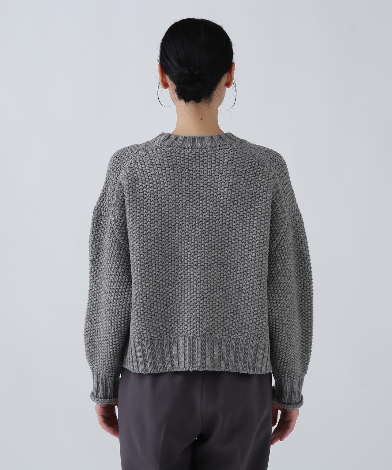 【好きを着て気分が高まる】鹿の子編みエフォートレスニット