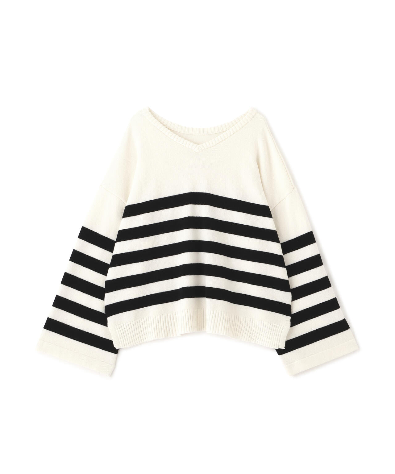 【ユーティリティー】洗えるウール混前後2WAYボクシーニット