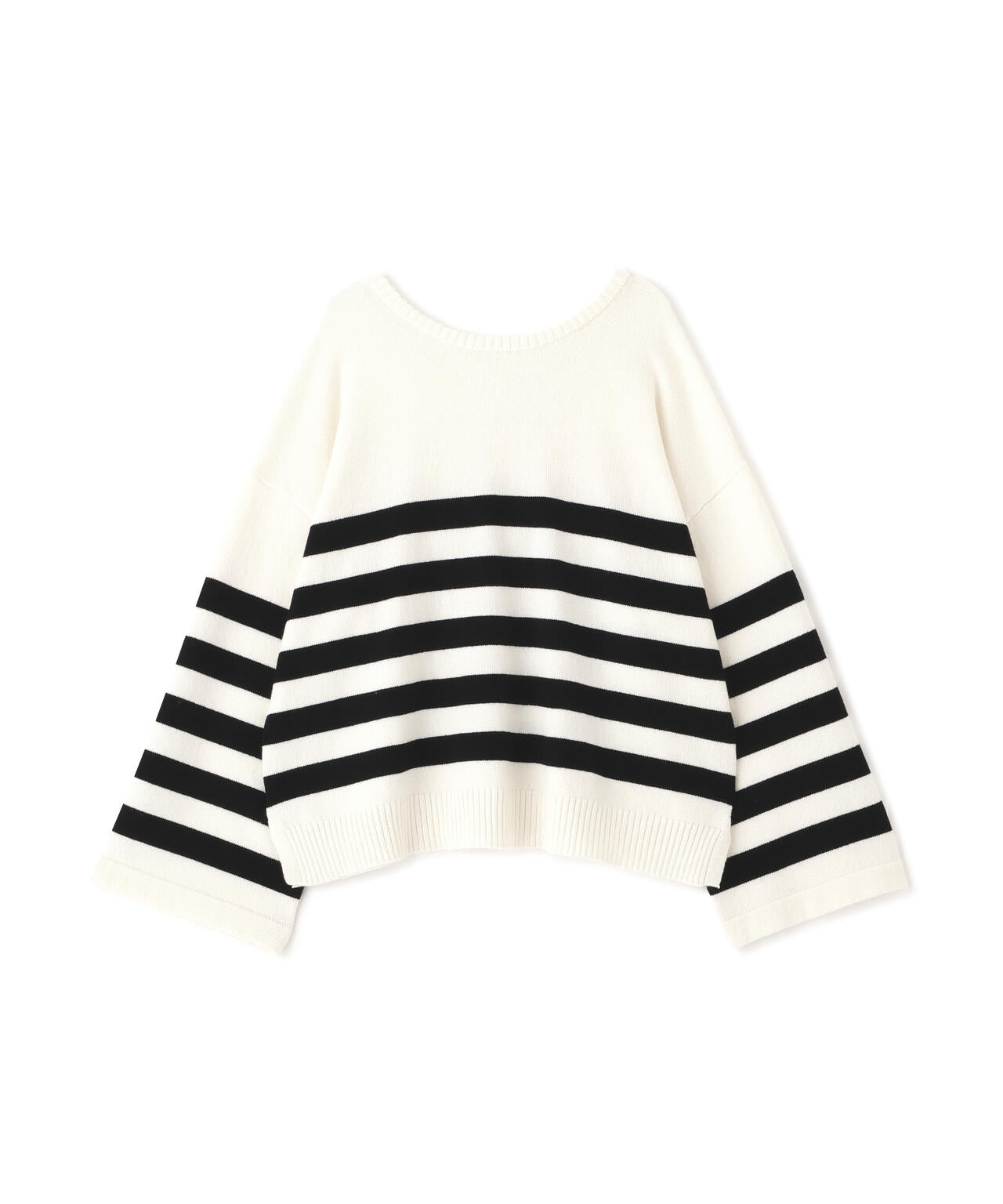 【ユーティリティー】洗えるウール混前後2WAYボクシーニット