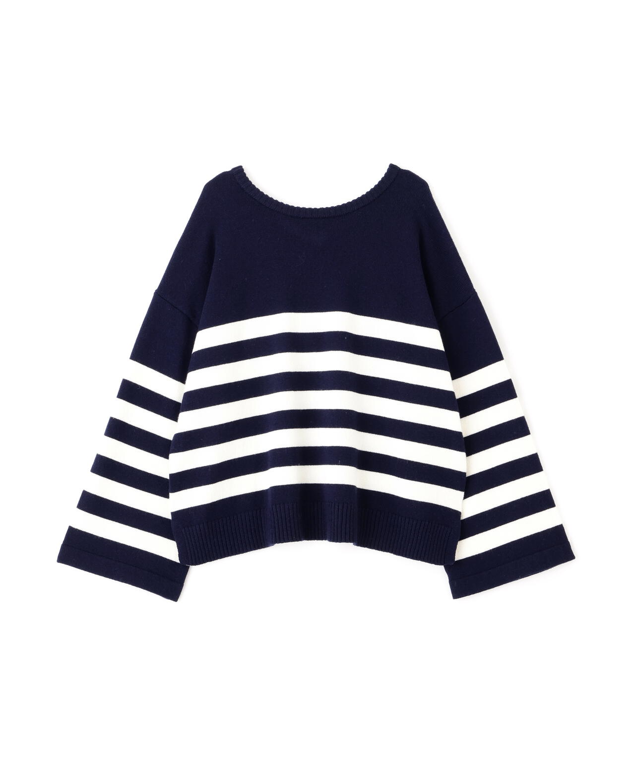 【ユーティリティー】洗えるウール混前後2WAYボクシーニット